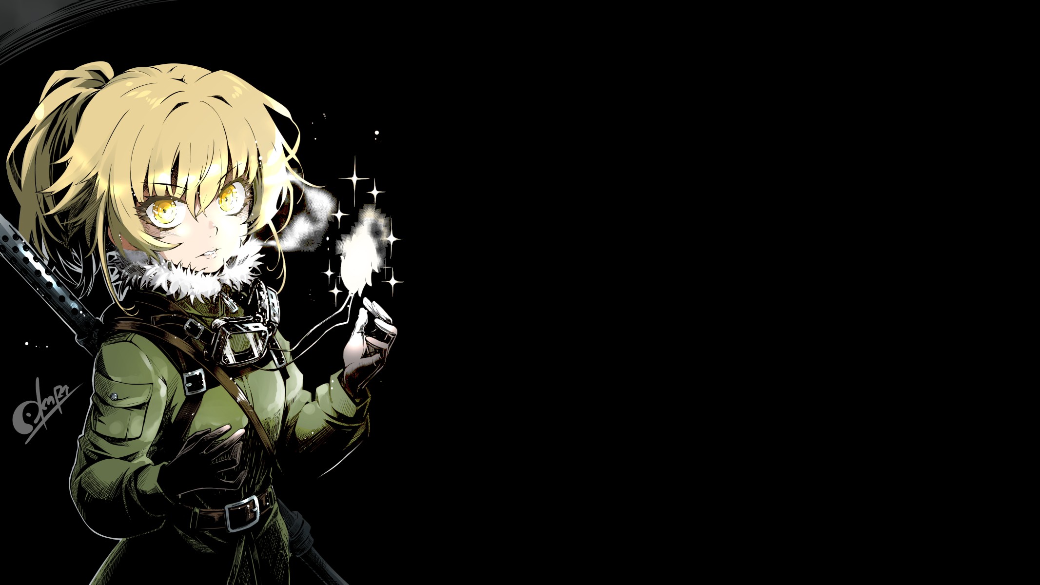 Tanya Degurechaff from Youjo Senki HD Wallpaper