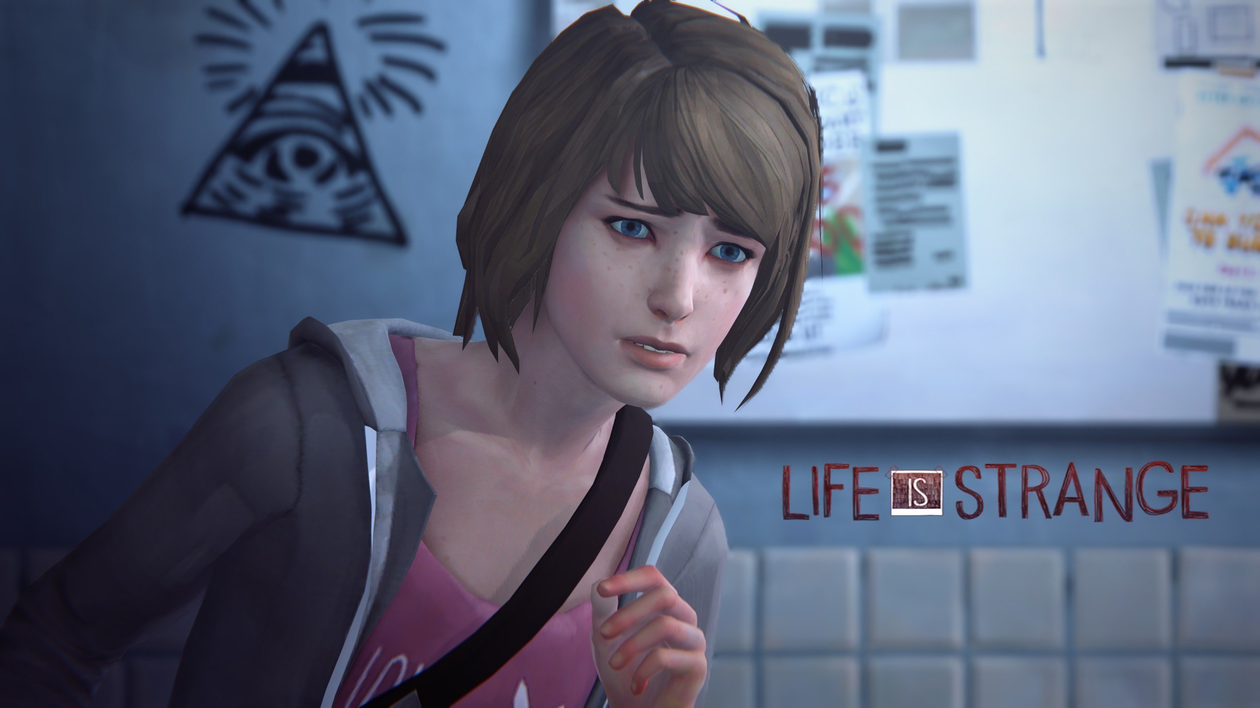 Max Caulfield from Life is Strange with Illuminati symbol HD Wallpaper