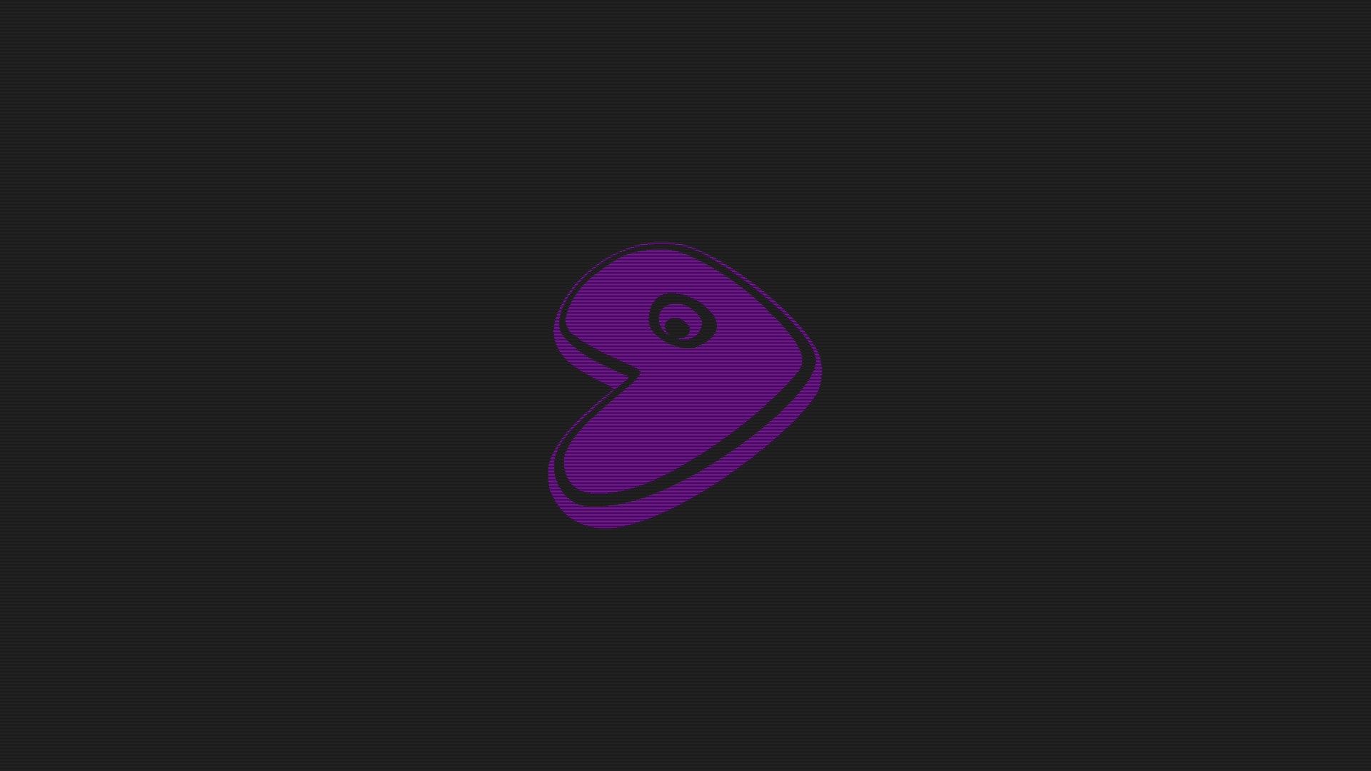 Purple 9 logo on dark background HD Wallpaper