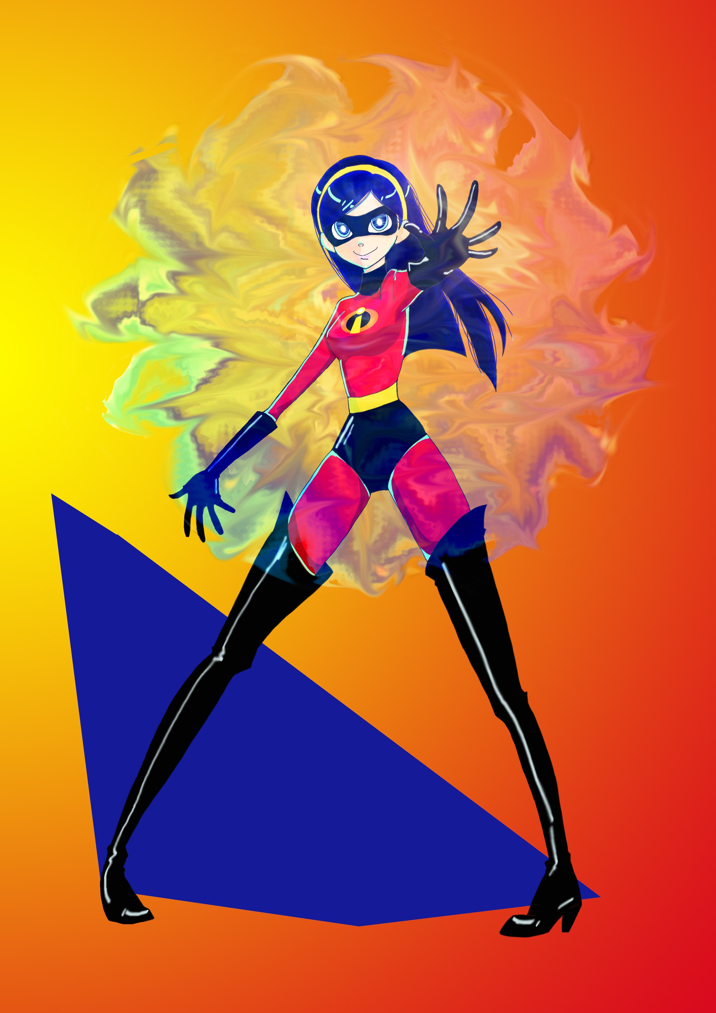Violet Parr from The Incredibles HD Wallpaper