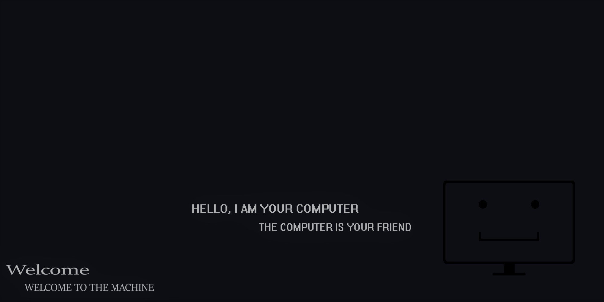 Welcome to the Machine Computer HD Wallpaper