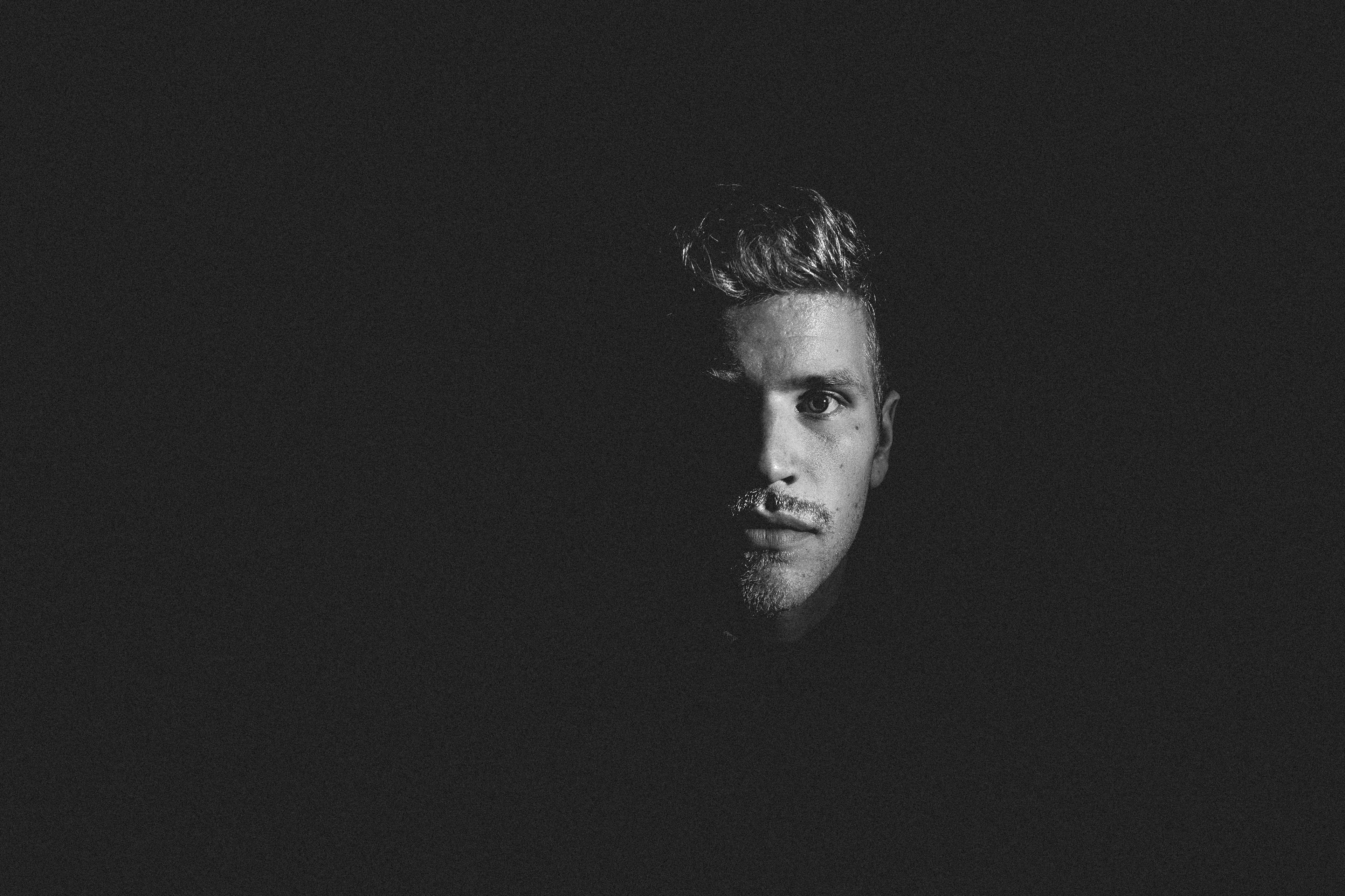 Man in darkness HD Wallpaper
