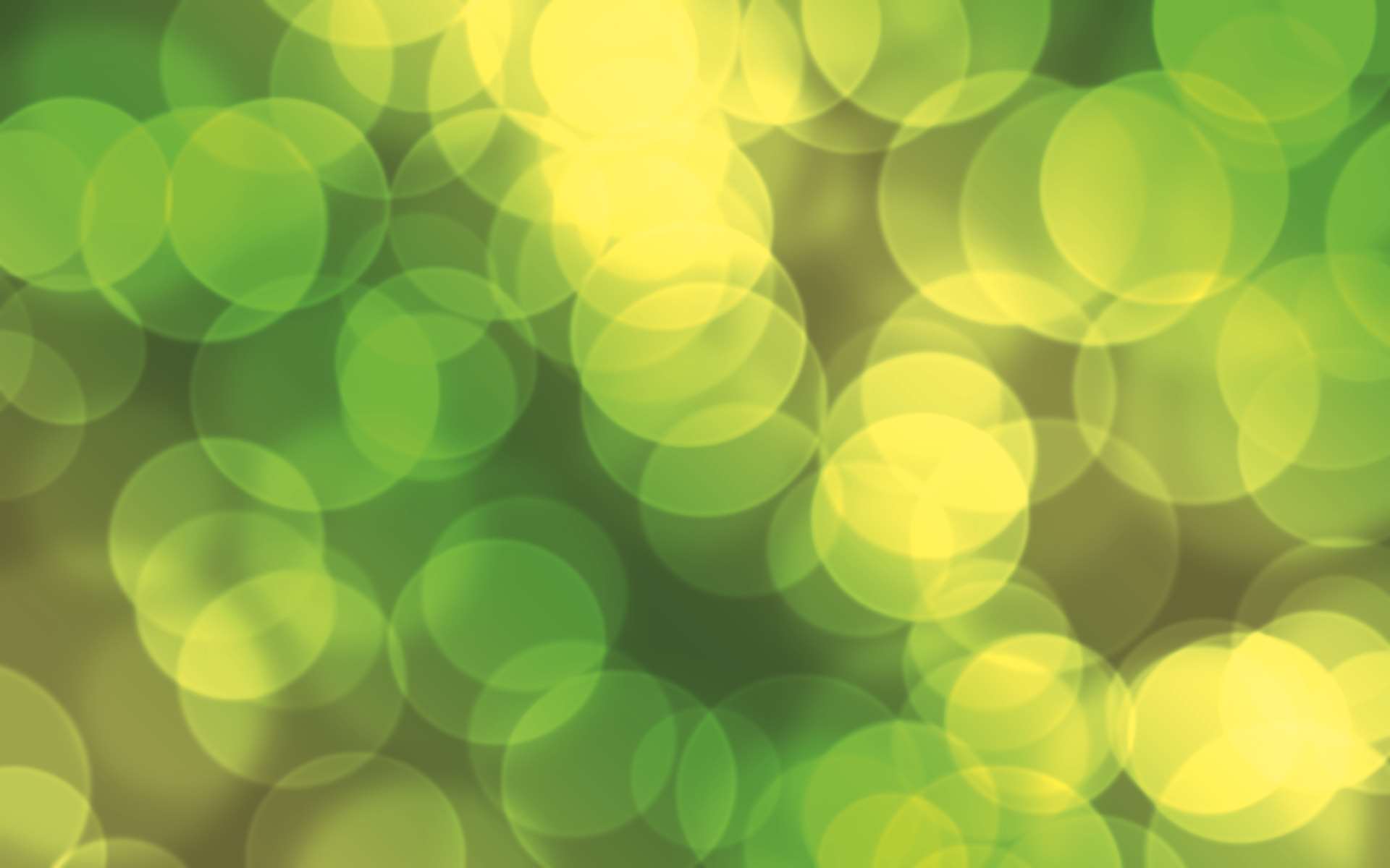 Green and yellow bokeh circles HD Wallpaper