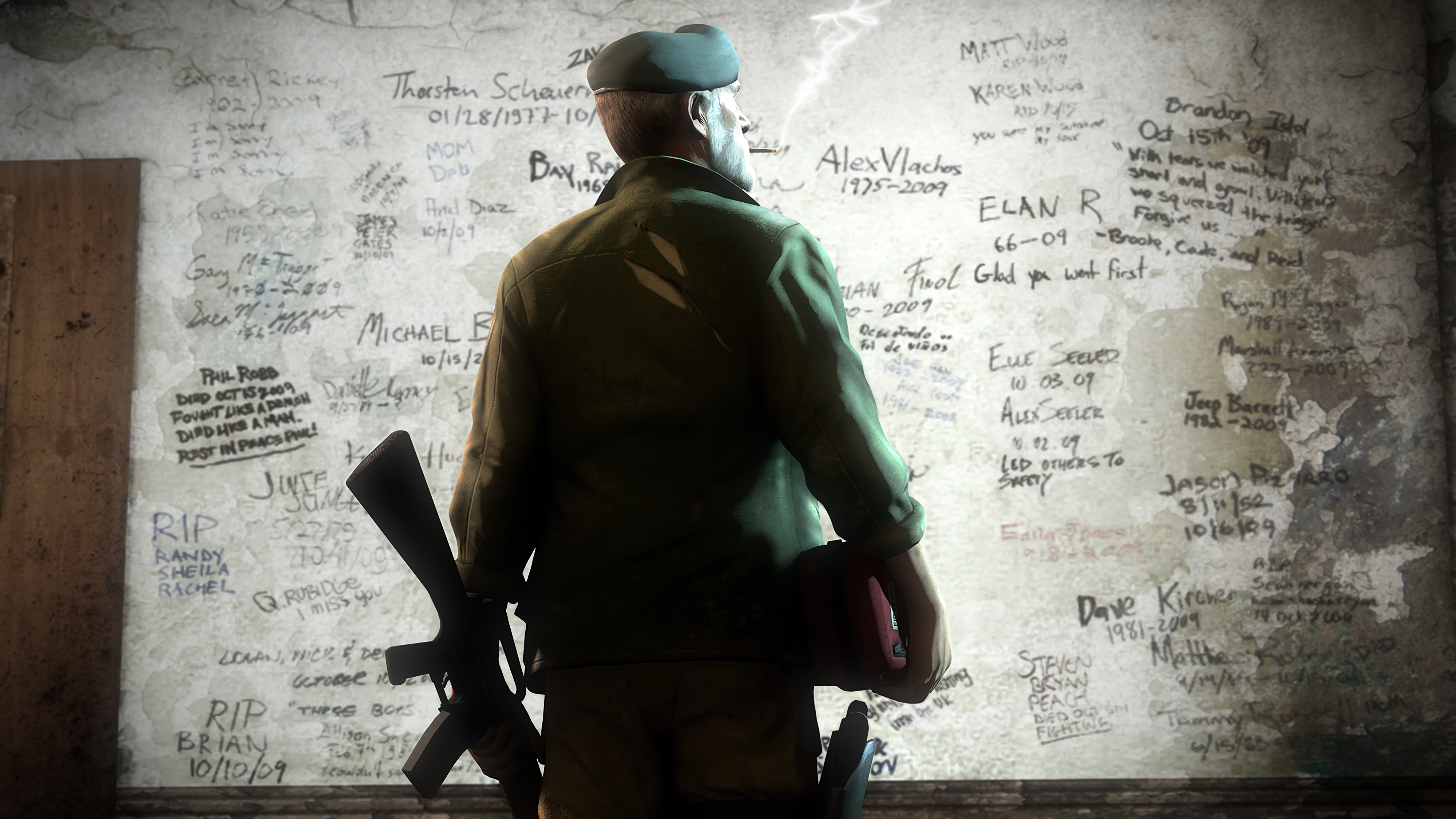Bill from Left 4 Dead 2 HD Wallpaper