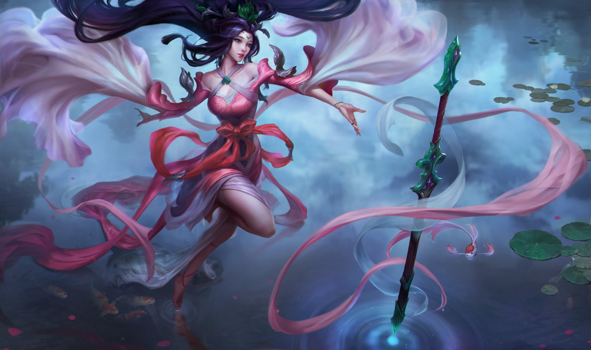 Janna from League of Legends artwork HD Wallpaper