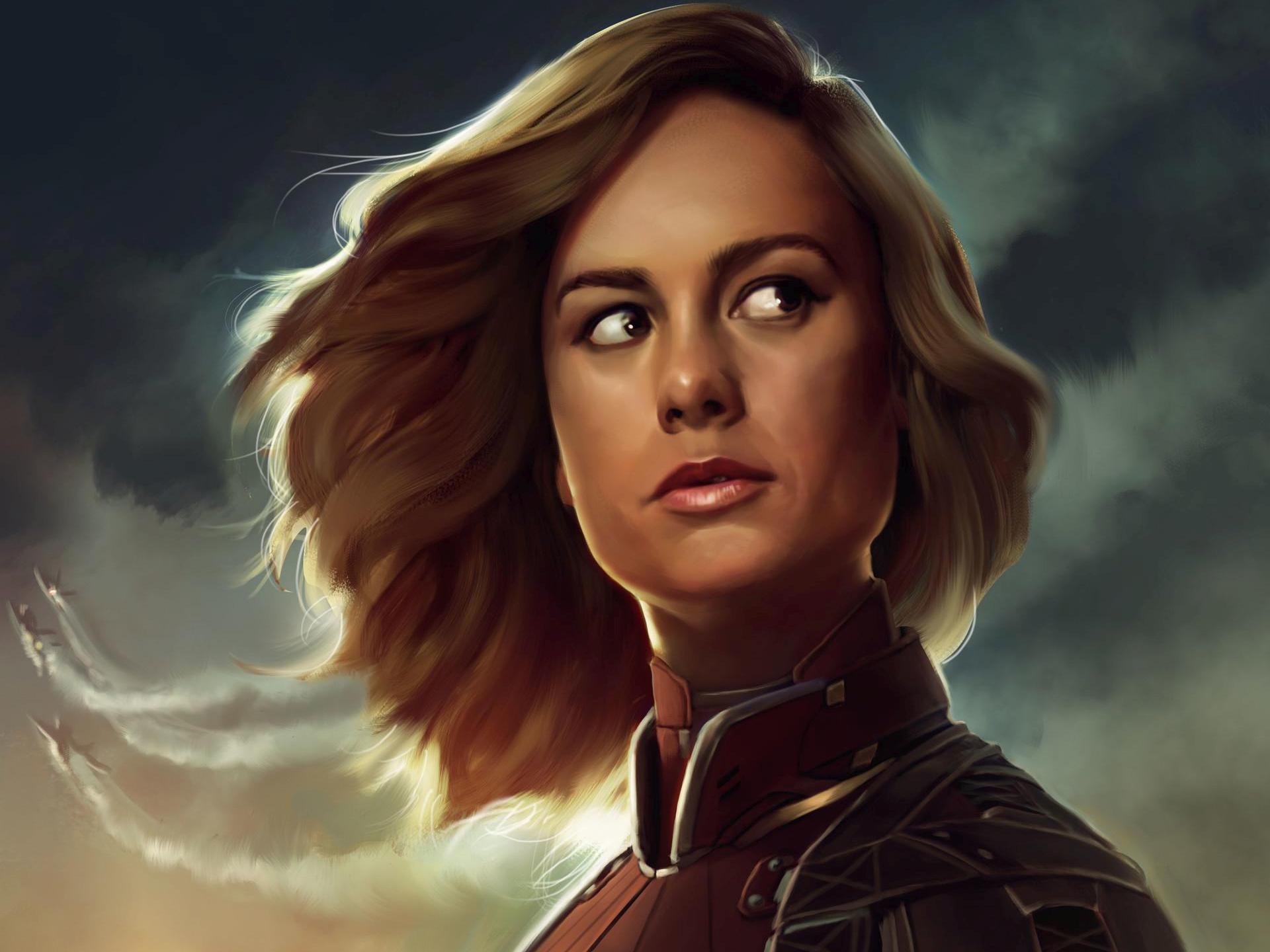Captain Marvel artwork HD Wallpaper