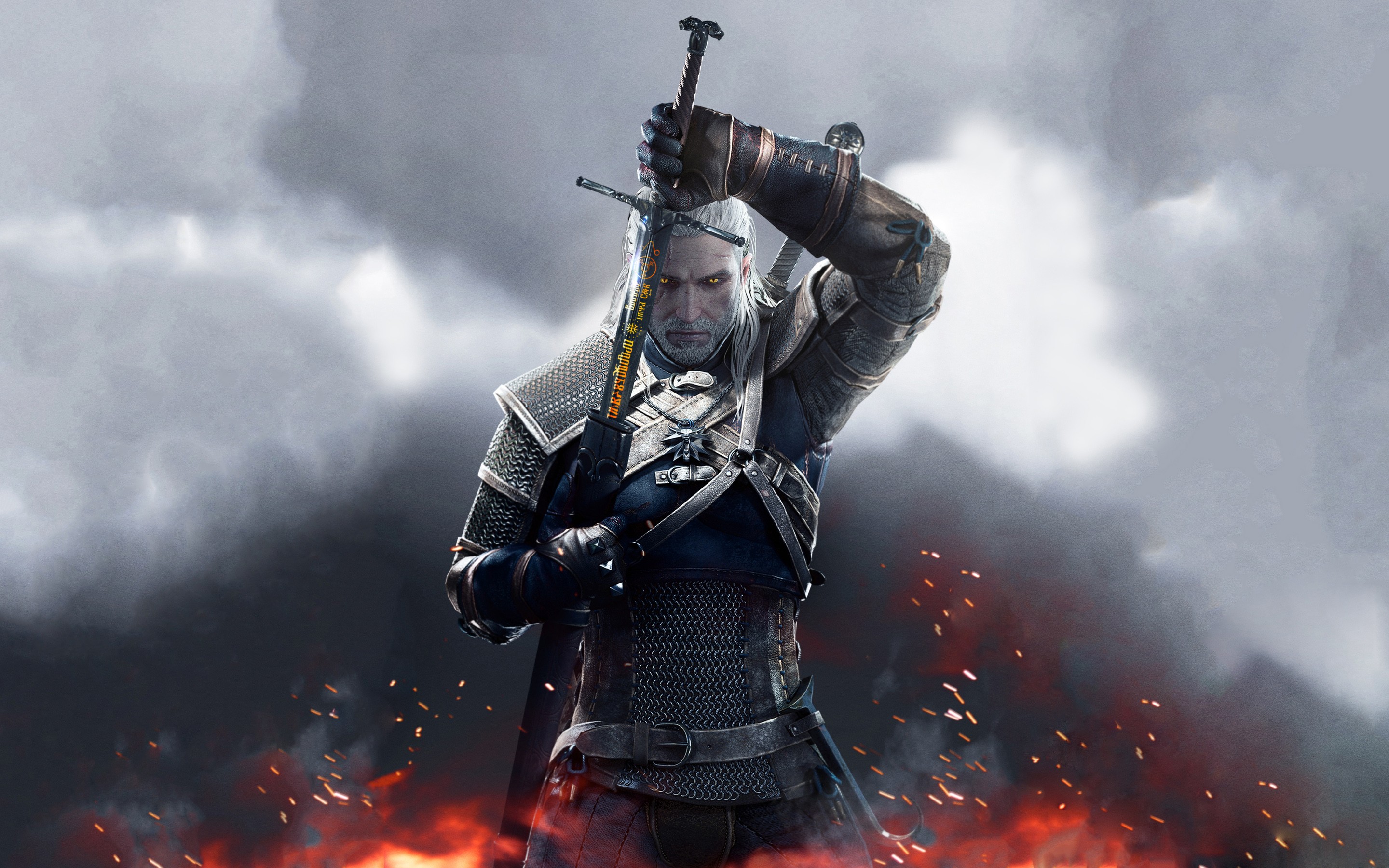 Geralt of Rivia from The Witcher 3 HD Wallpaper