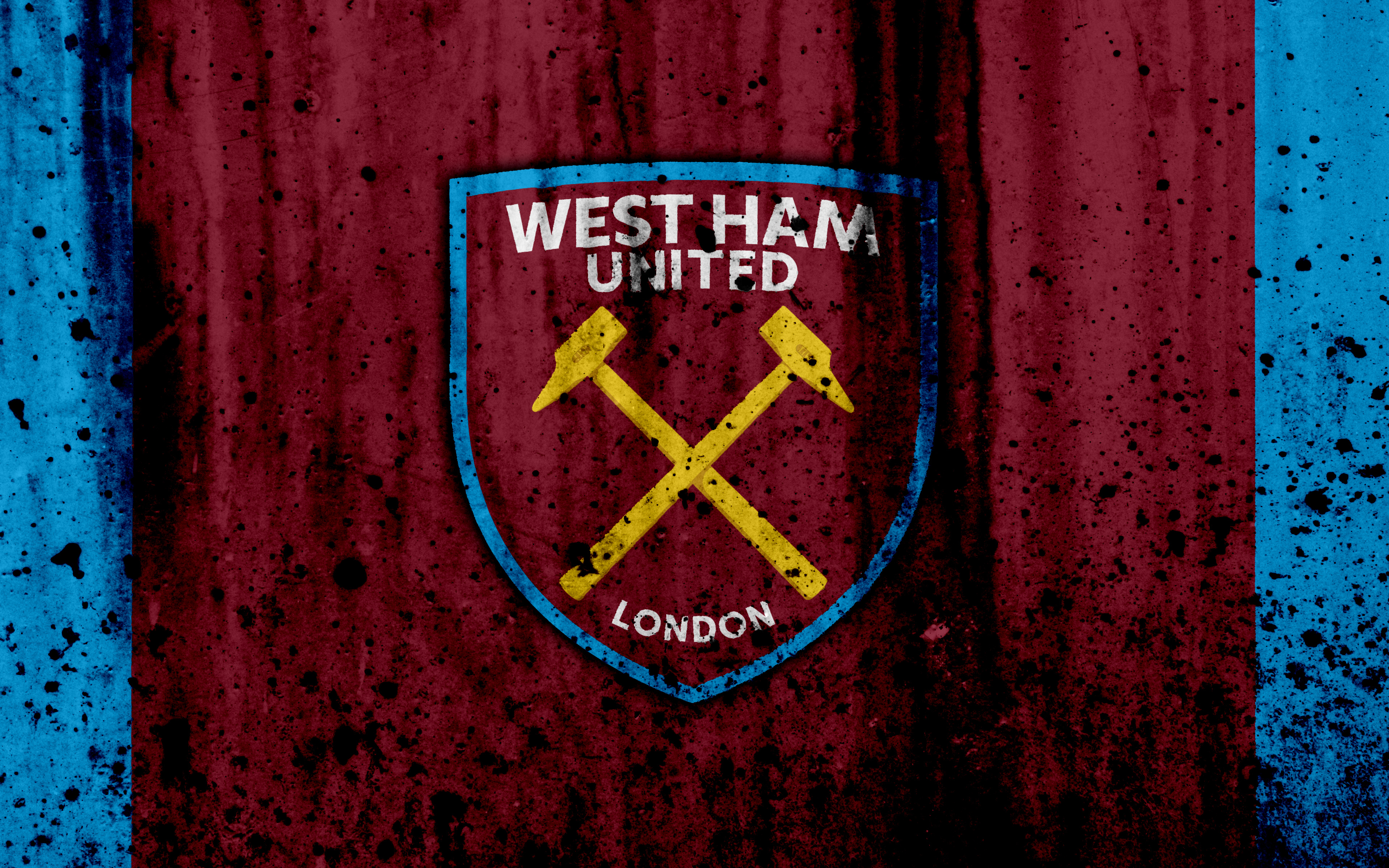 West Ham United F.C. Emblem HD Wallpaper
