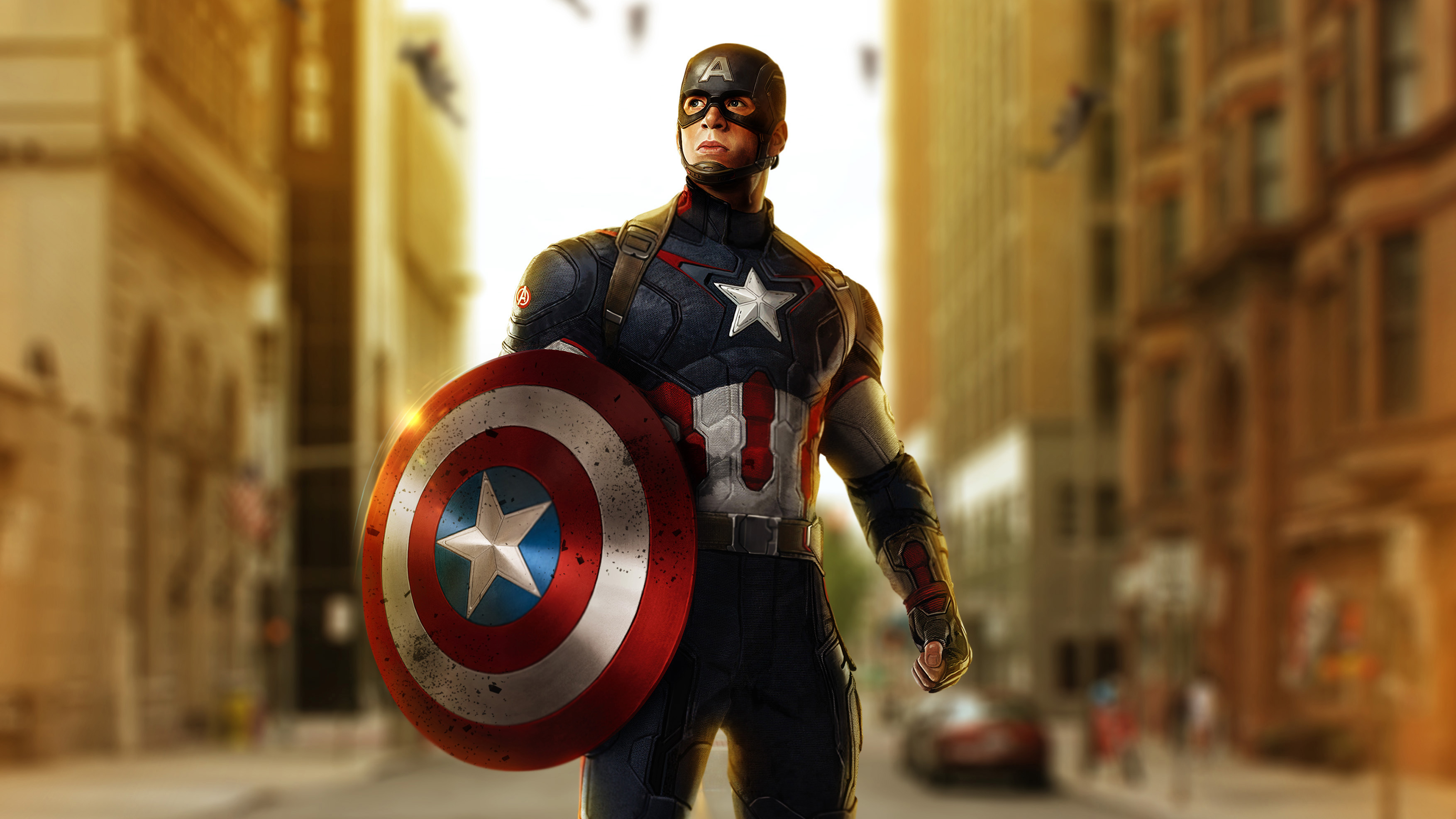 Captain America from Avengers: Age of Ultron HD Wallpaper