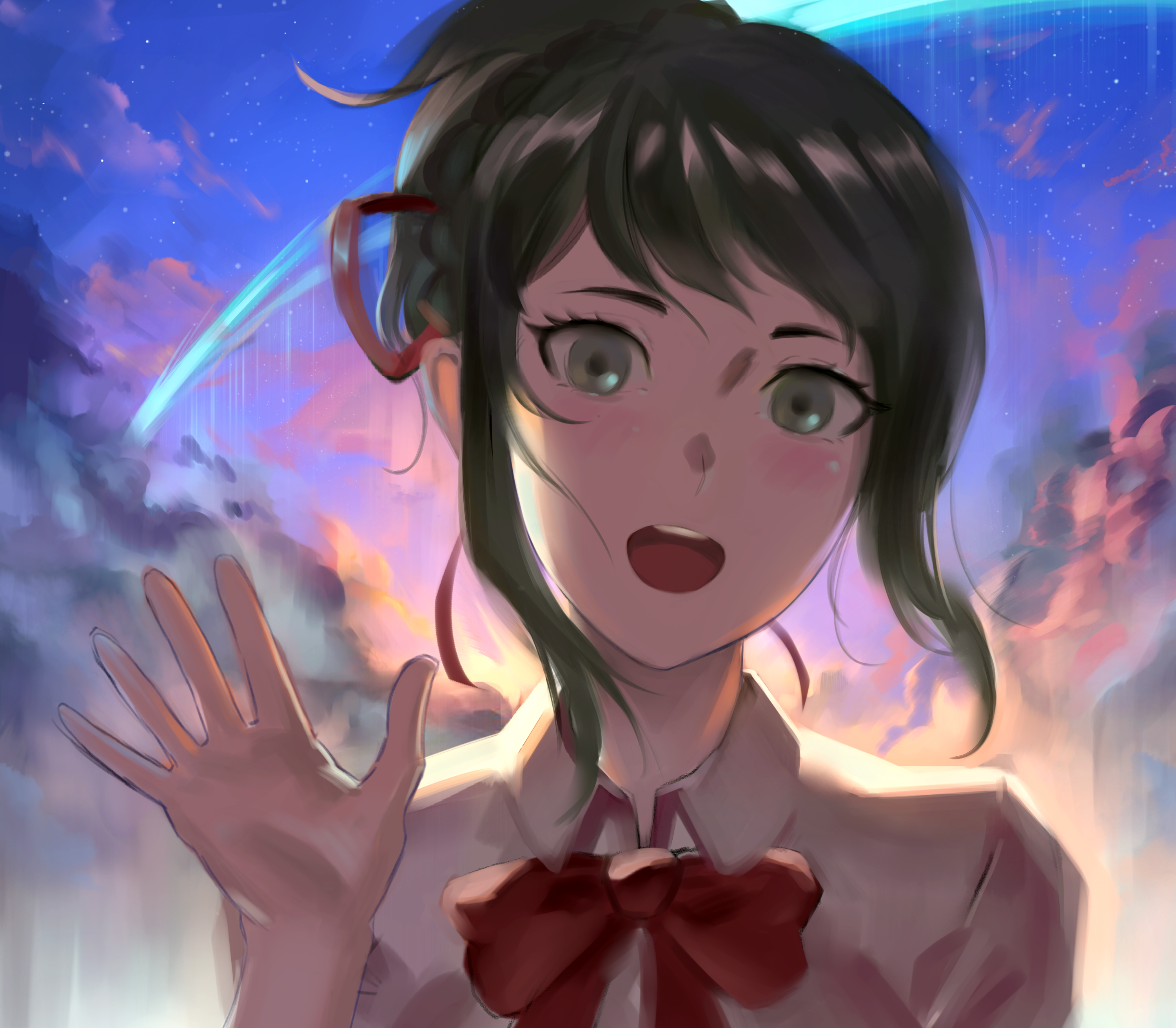 Mitsuha Miyamizu from Your Name HD Wallpaper