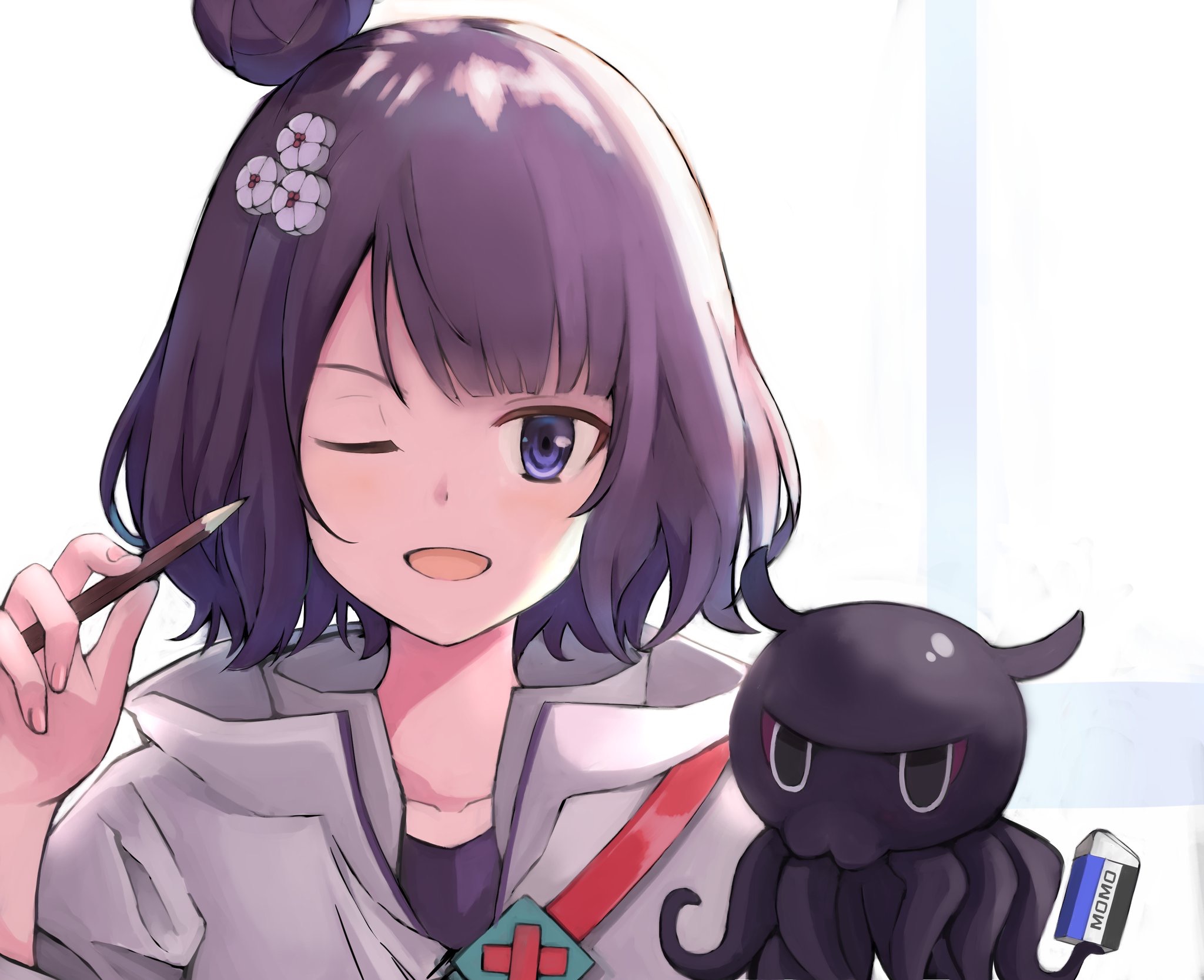 Katsushika Hokusai from Fate/Grand Order HD Wallpaper