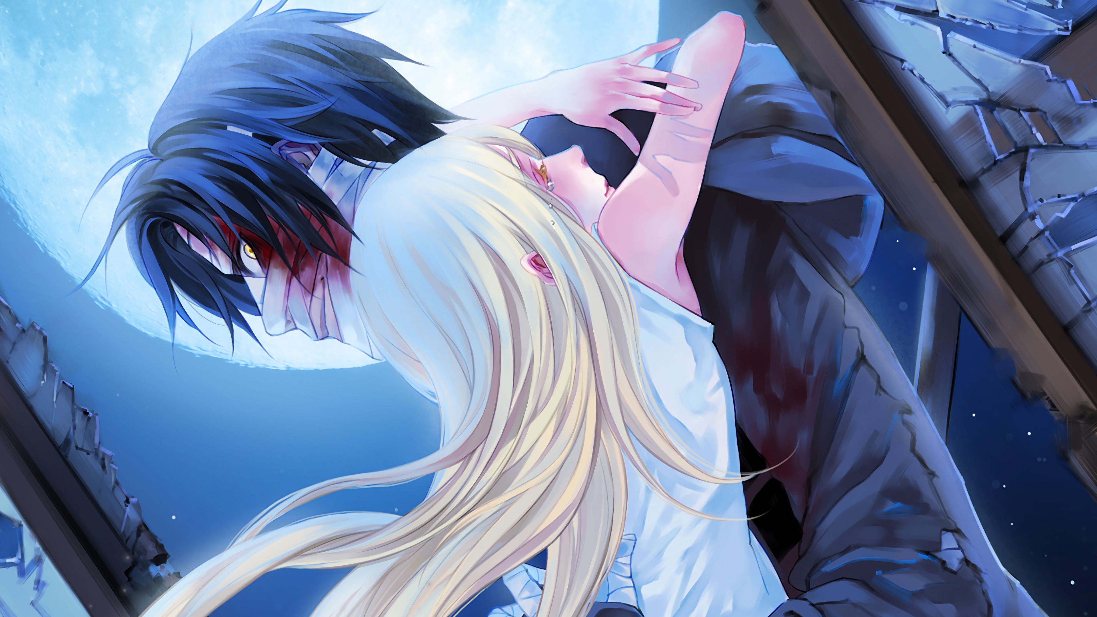 Rachel Gardner and Zack from Angels of Death HD Wallpaper