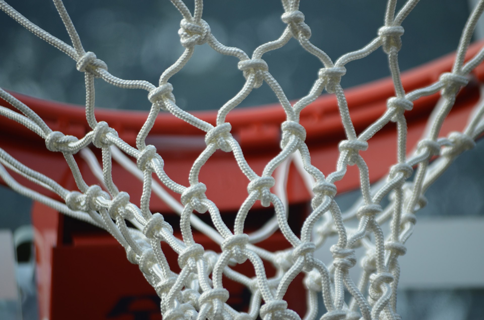 Basketball net and hoop HD Wallpaper