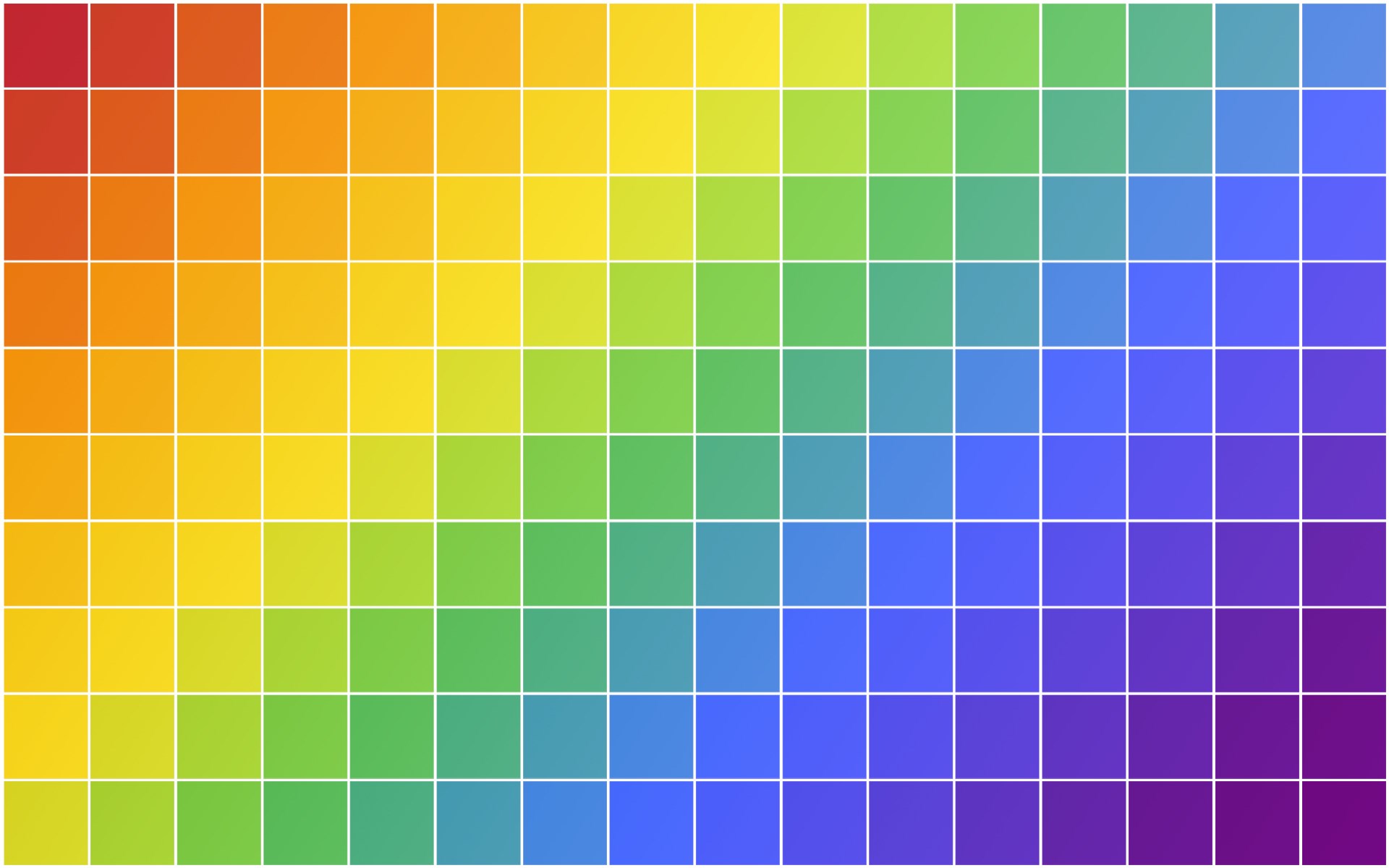 Rainbow color gradient grid HD Wallpaper