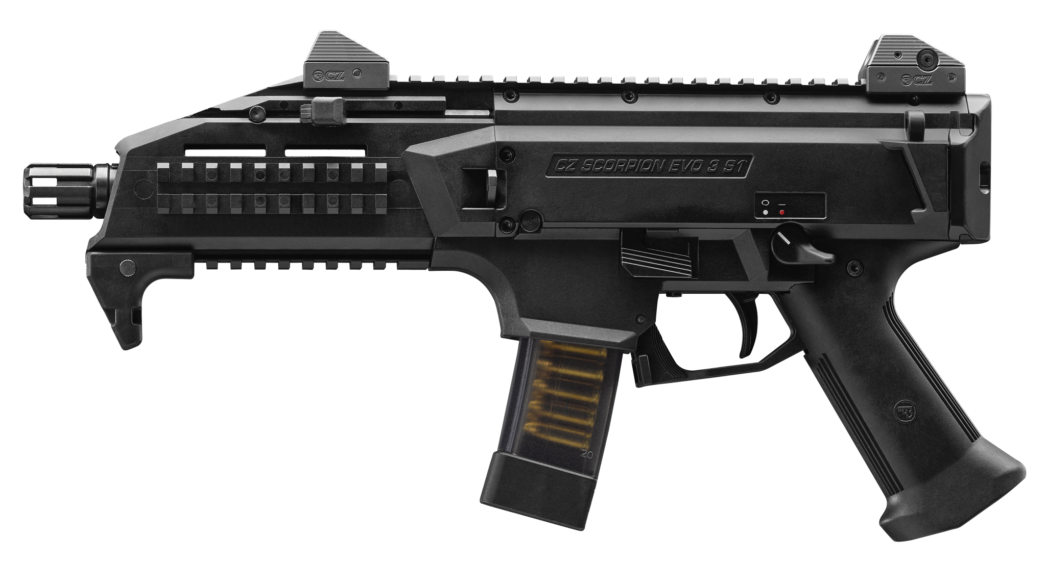 CZ Scorpion EVO 3 S1 pistol HD Wallpaper