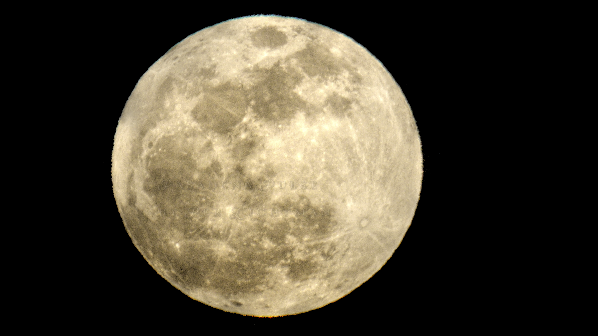 Full moon in the night sky HD Wallpaper