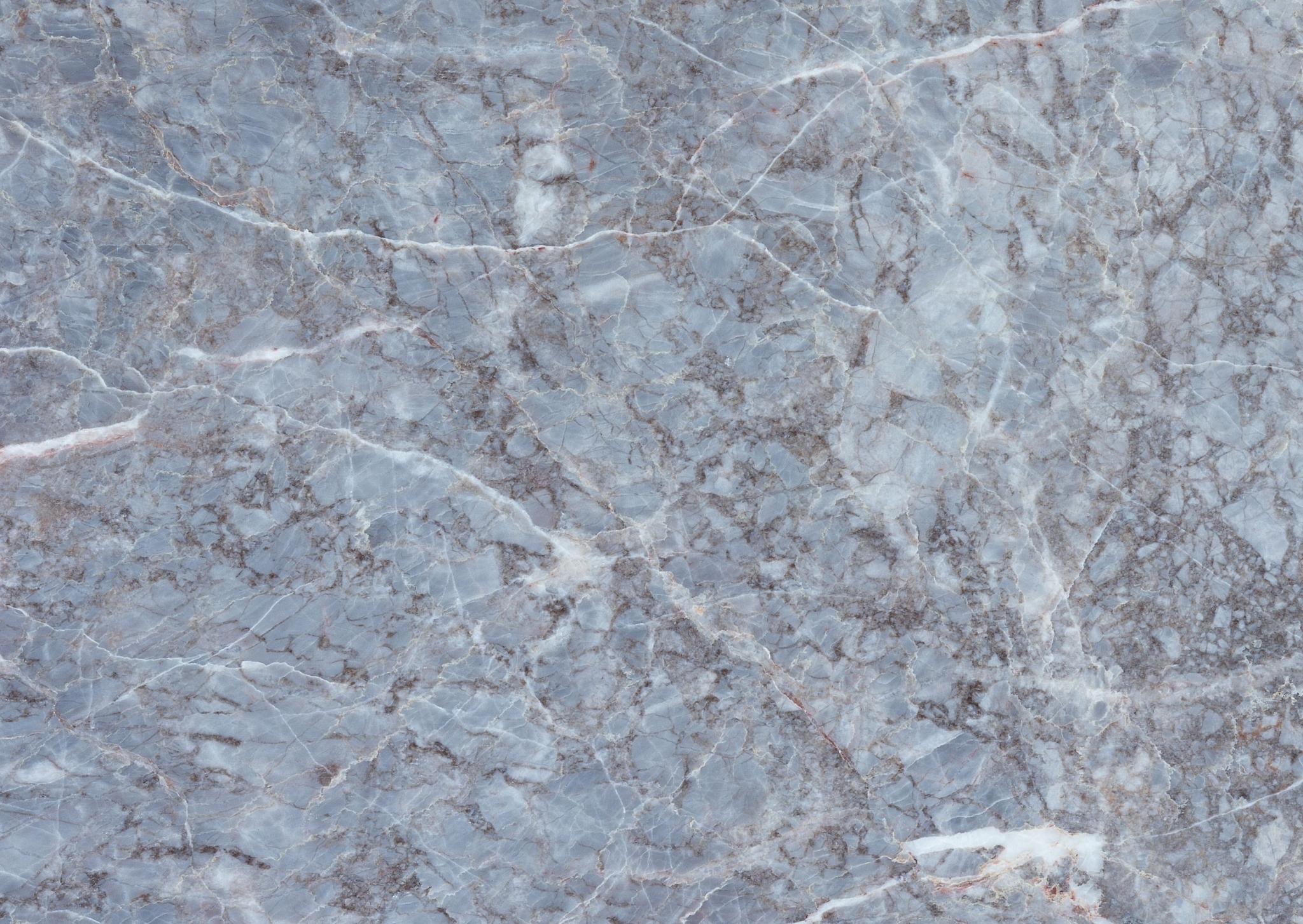 Blue Marble Texture with White Veins HD Wallpaper