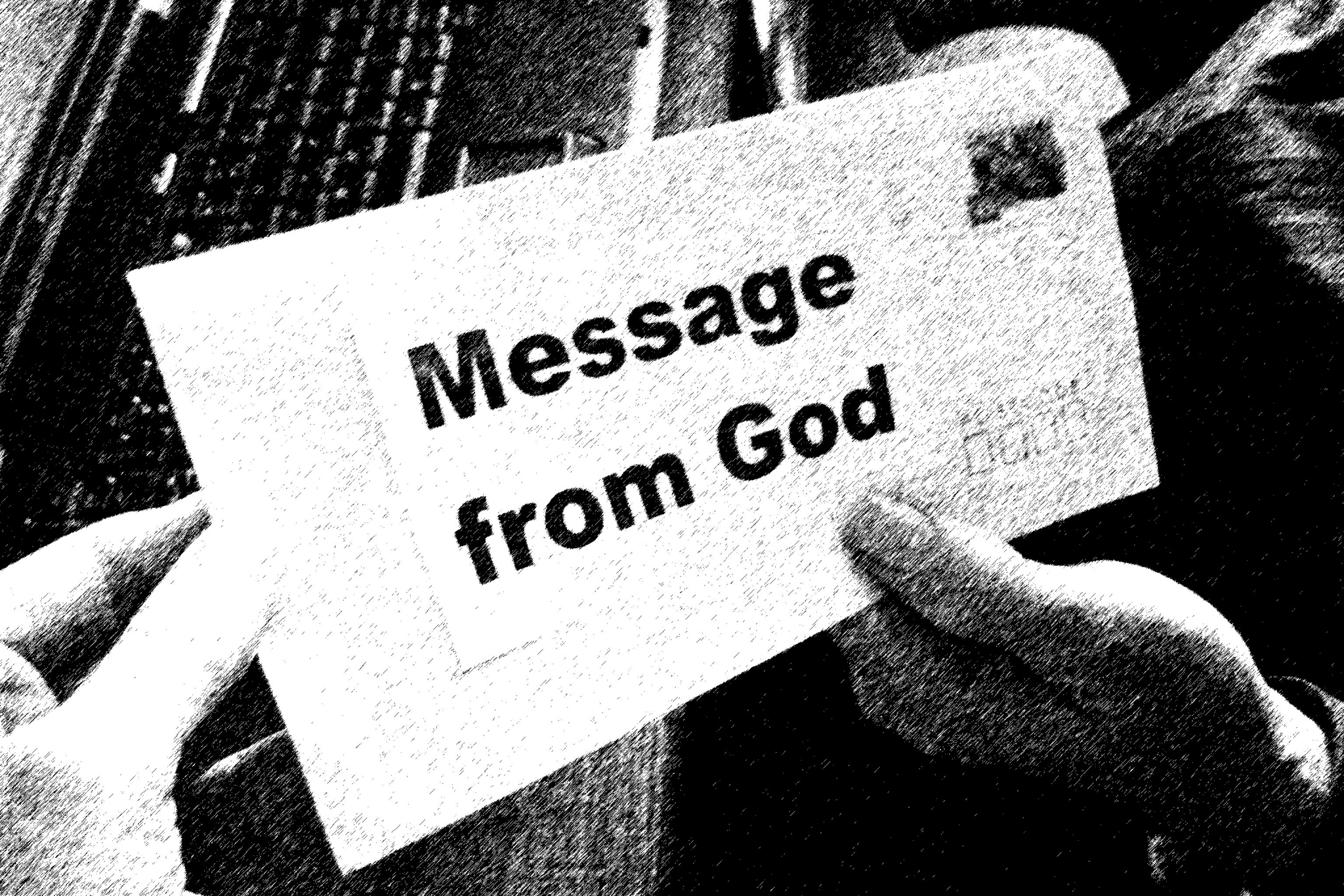 Message from God envelope HD Wallpaper