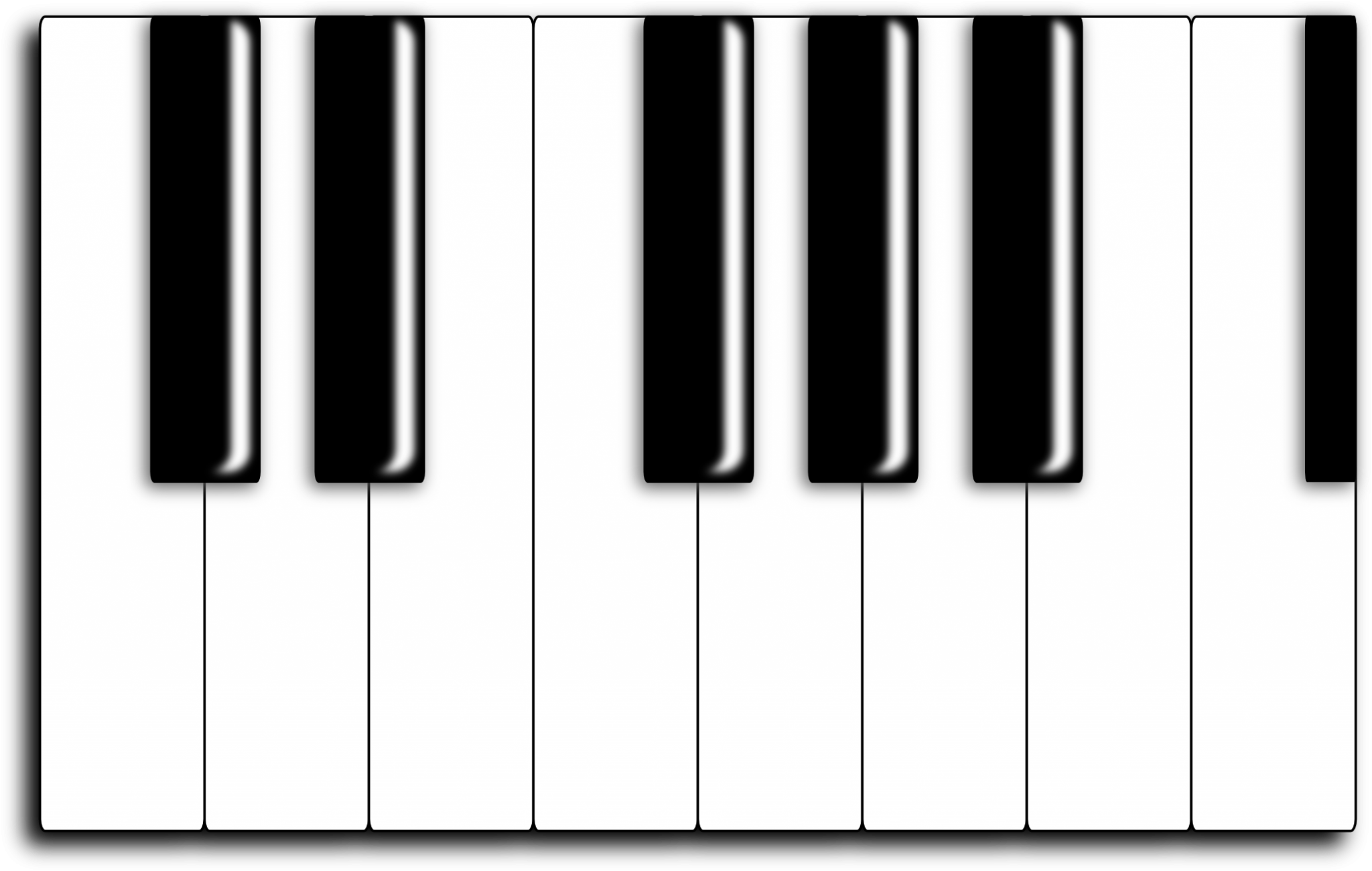 Piano keys HD Wallpaper