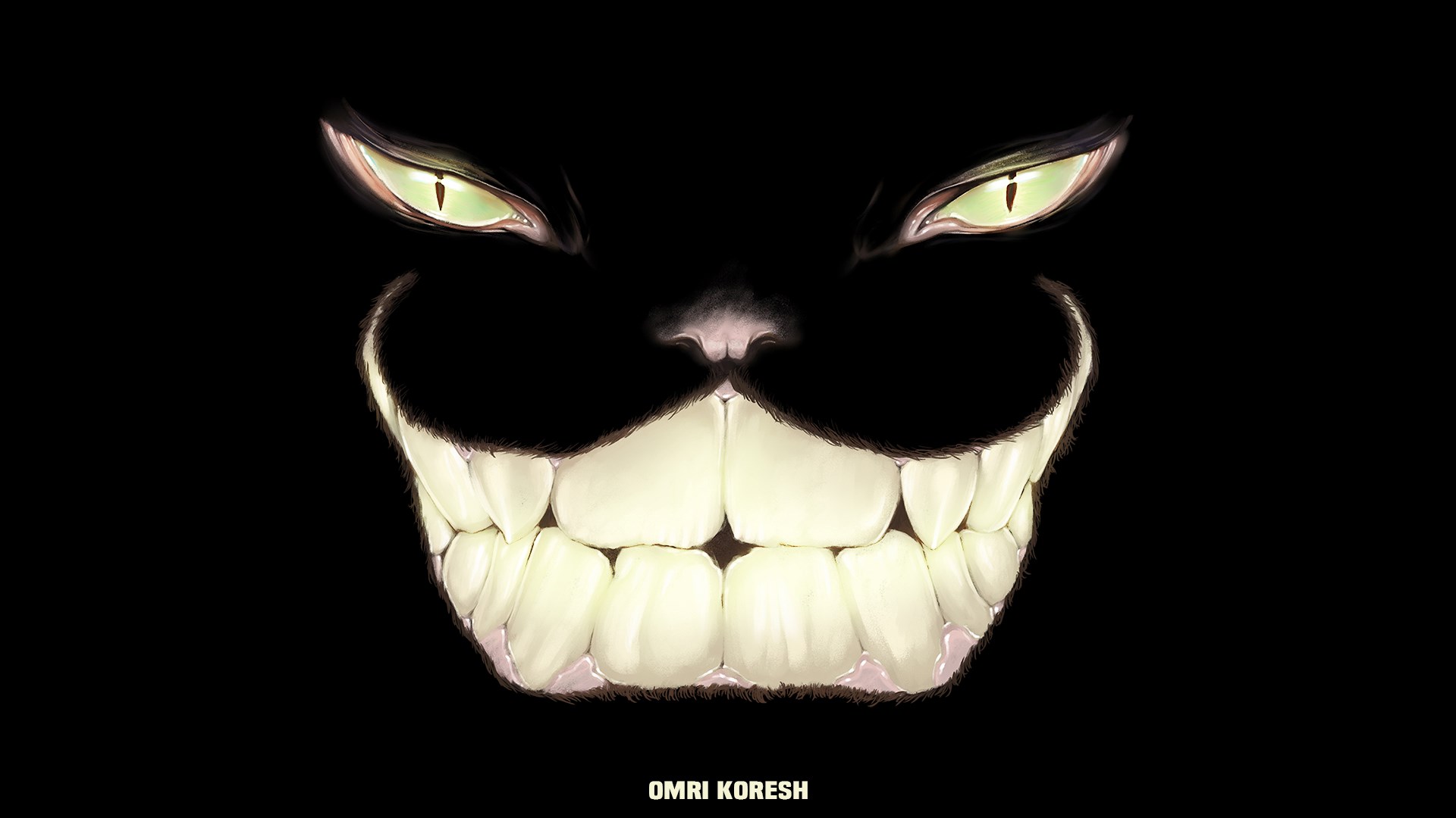 Cheshire Cat from Alice in Wonderland HD Wallpaper
