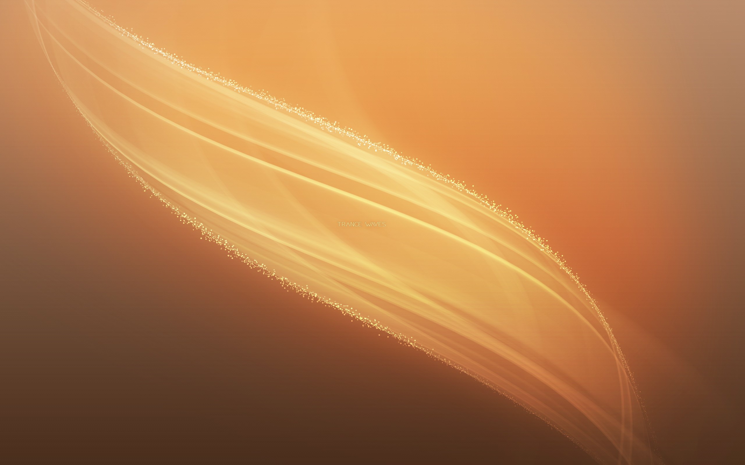 Gold Yellow Abstract Light Streaks HD Wallpaper