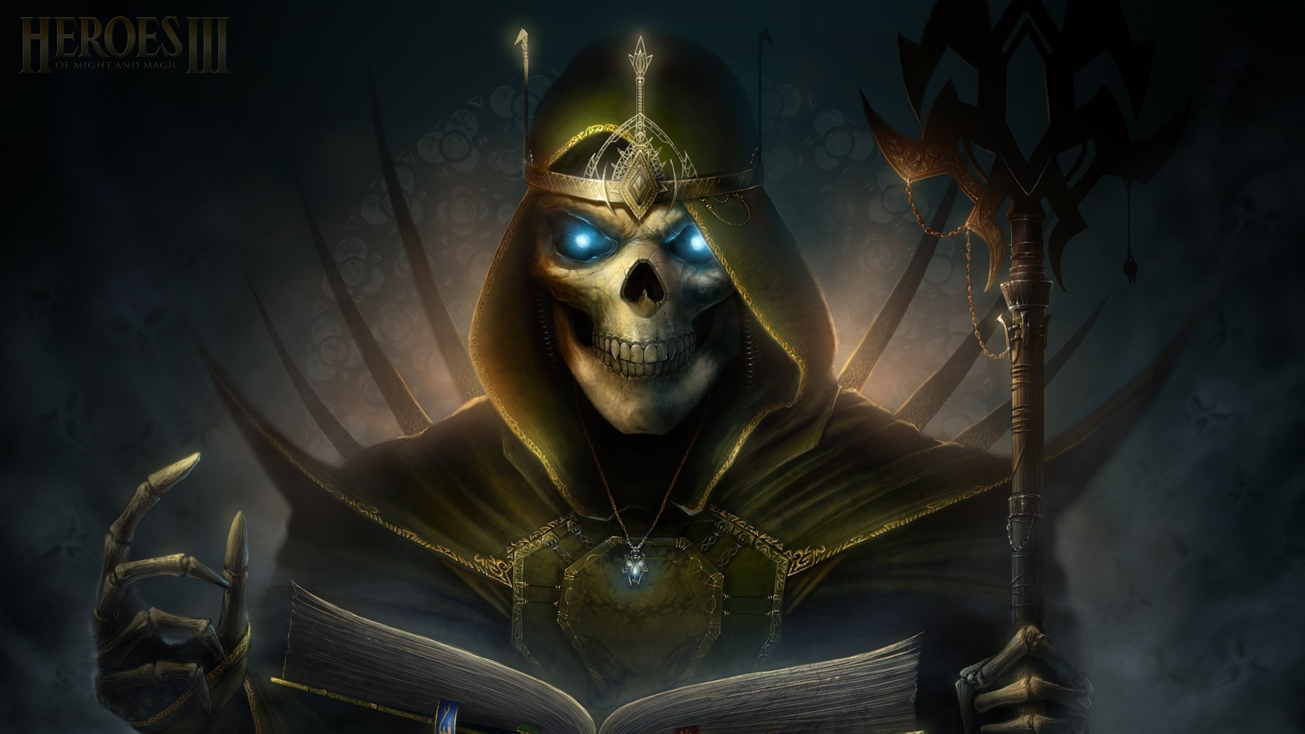 Skeleton Mage from Heroes of Might and Magic III HD Wallpaper