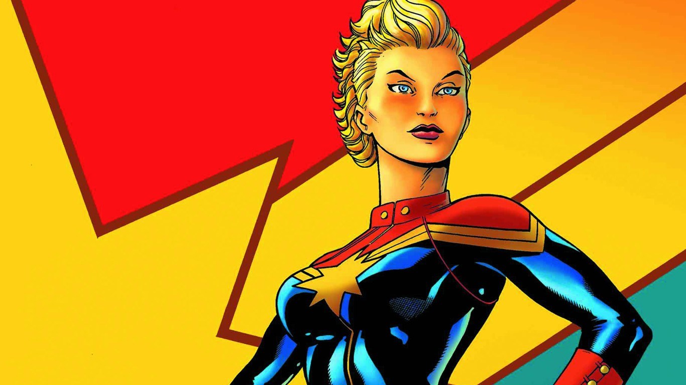 Captain Marvel from Marvel Comics HD Wallpaper