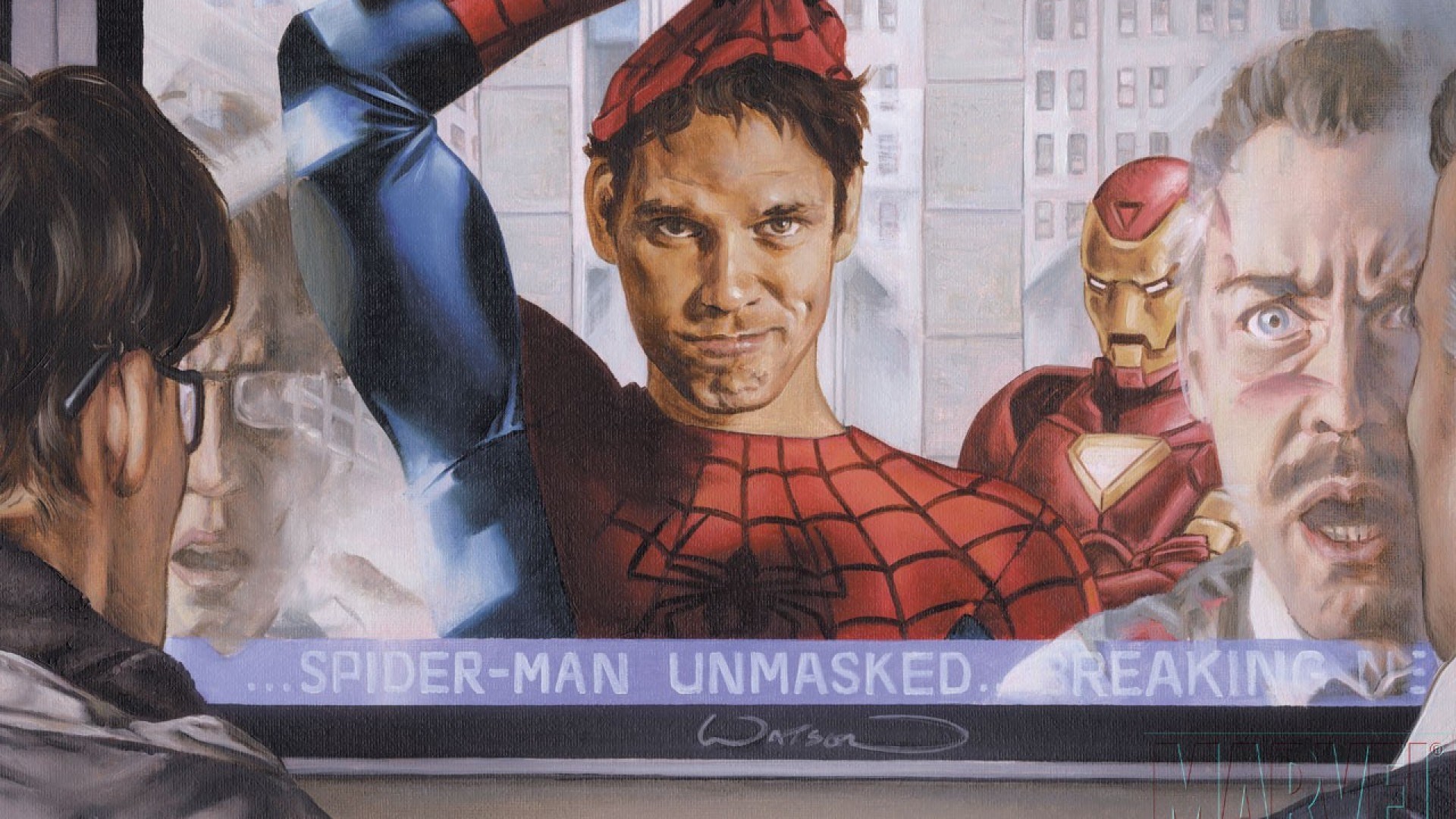Spider-Man Unmasked Breaking News HD Wallpaper