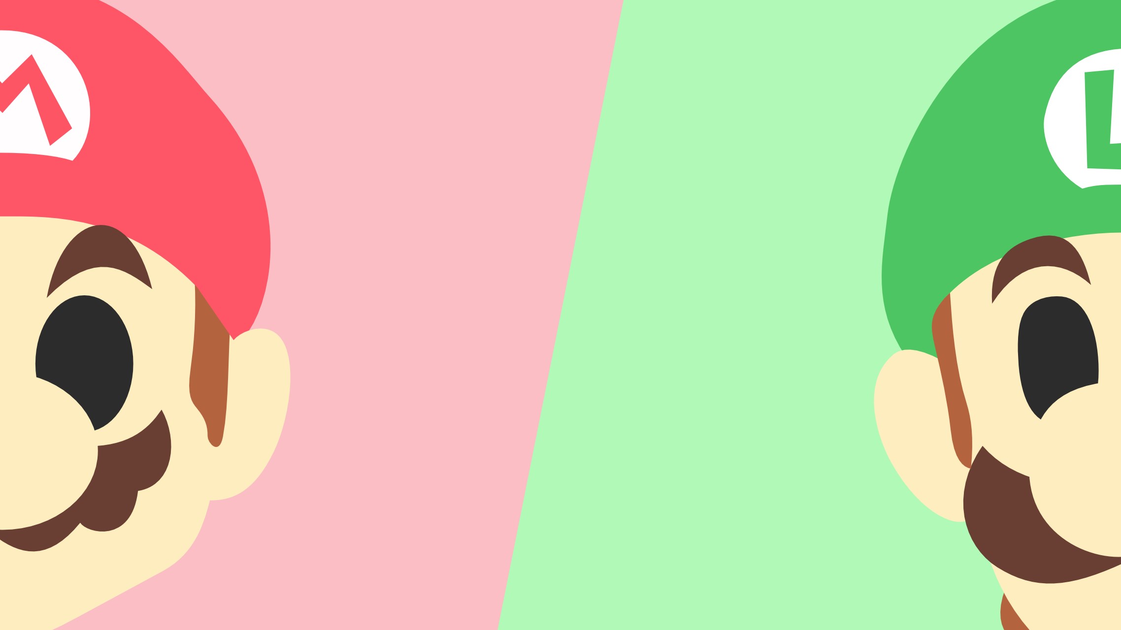 Mario and Luigi from Super Mario Bros. HD Wallpaper