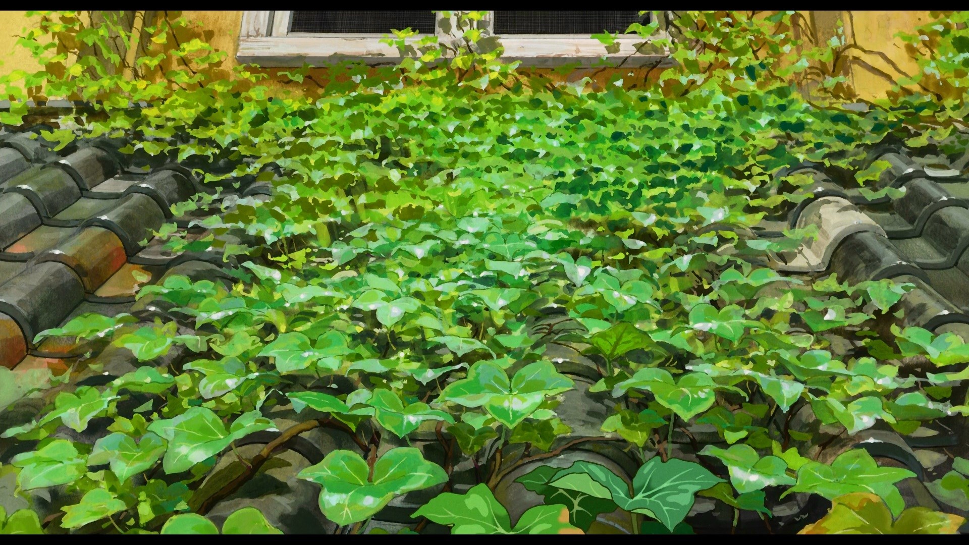 The Secret World of Arrietty roof tiles and ivy HD Wallpaper