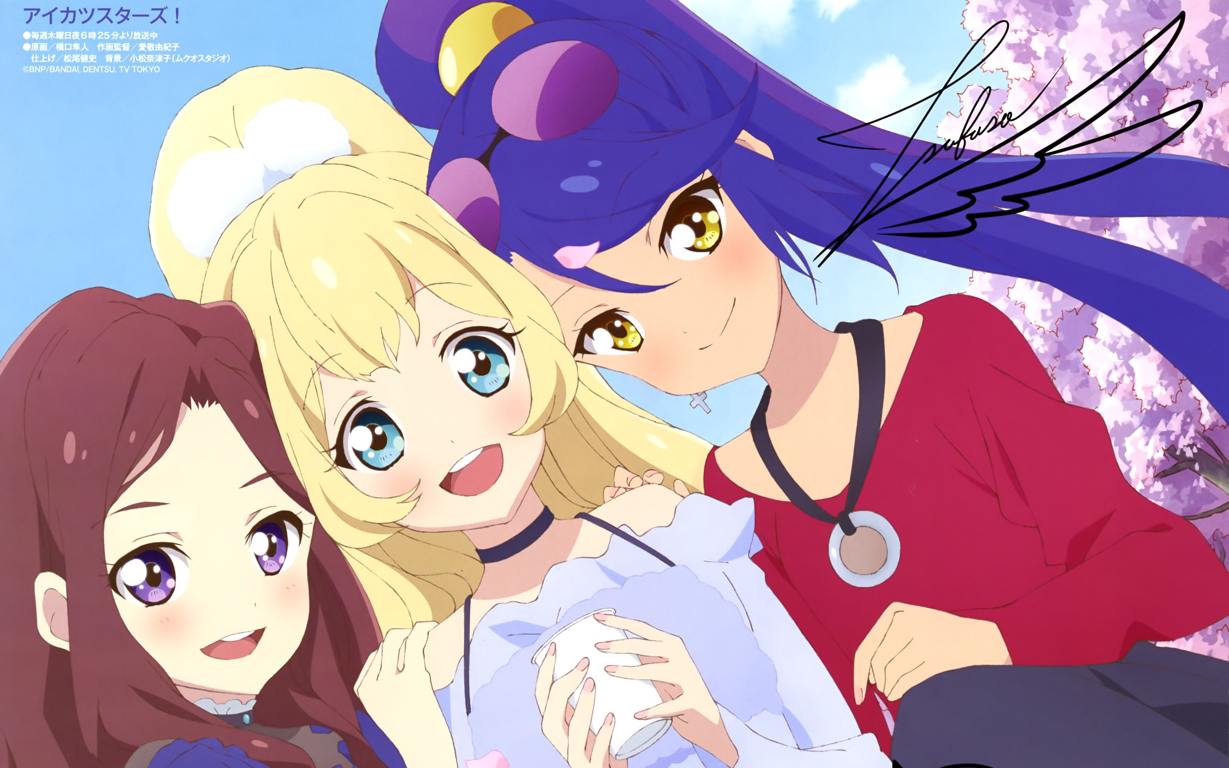 Aikatsu Stars! Characters HD Wallpaper