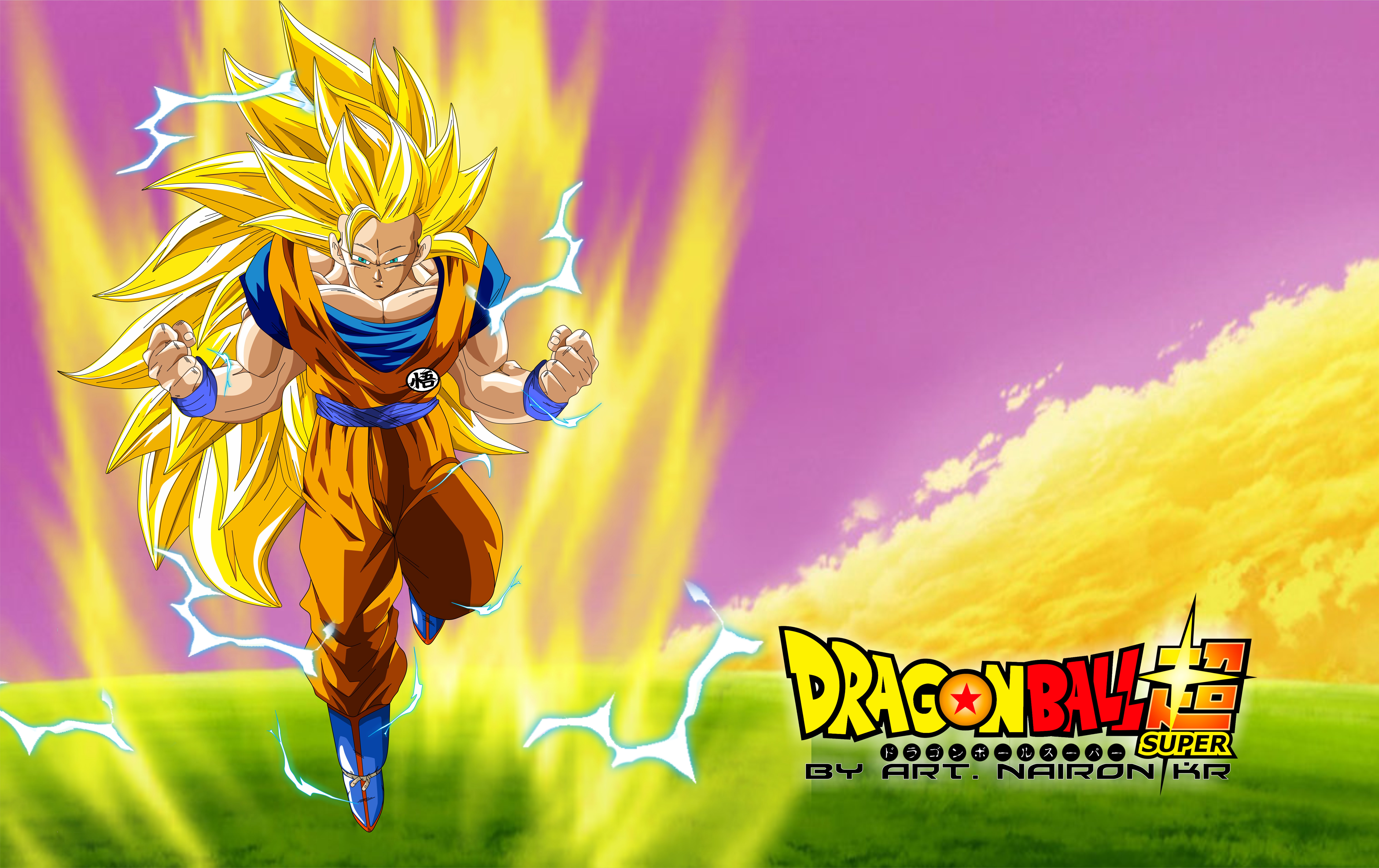 Goku Super Saiyan 3 from Dragon Ball Super HD Wallpaper