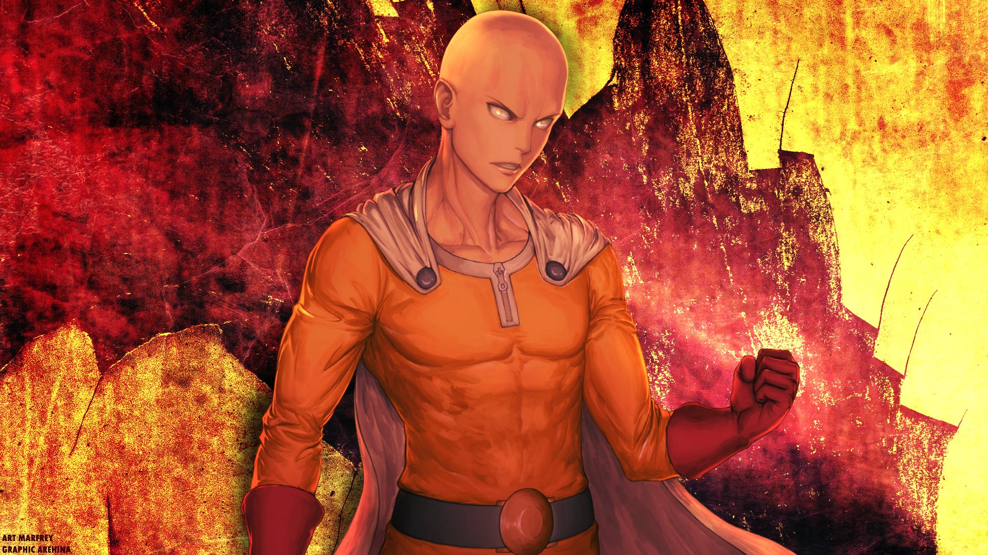 Saitama from One-Punch Man HD Wallpaper
