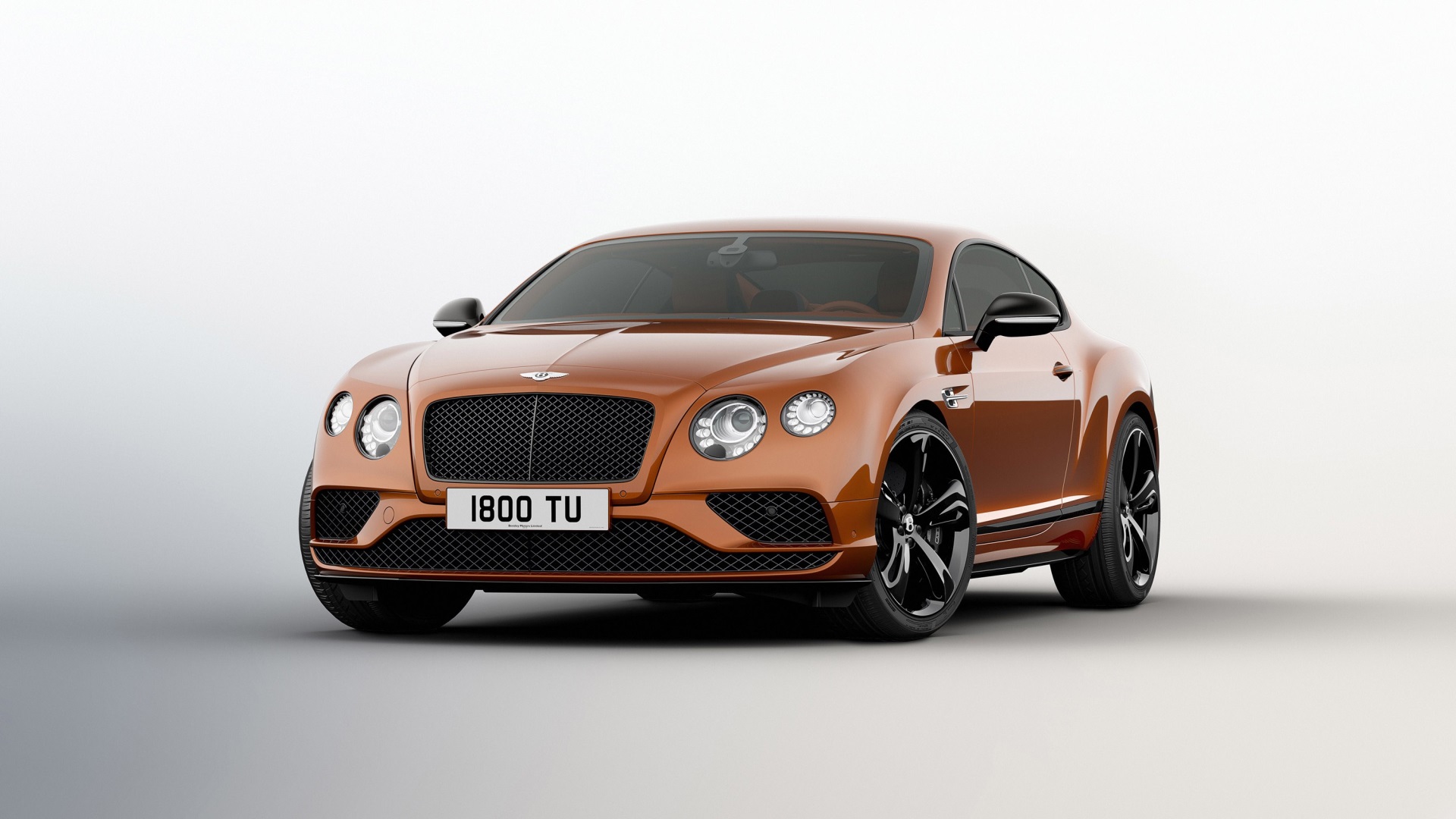 Bentley Continental GT Orange HD Wallpaper