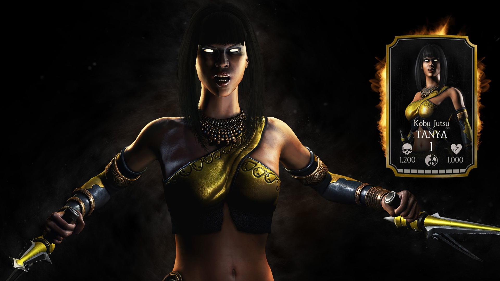 Kobu Jutsu Tanya from Mortal Kombat HD Wallpaper