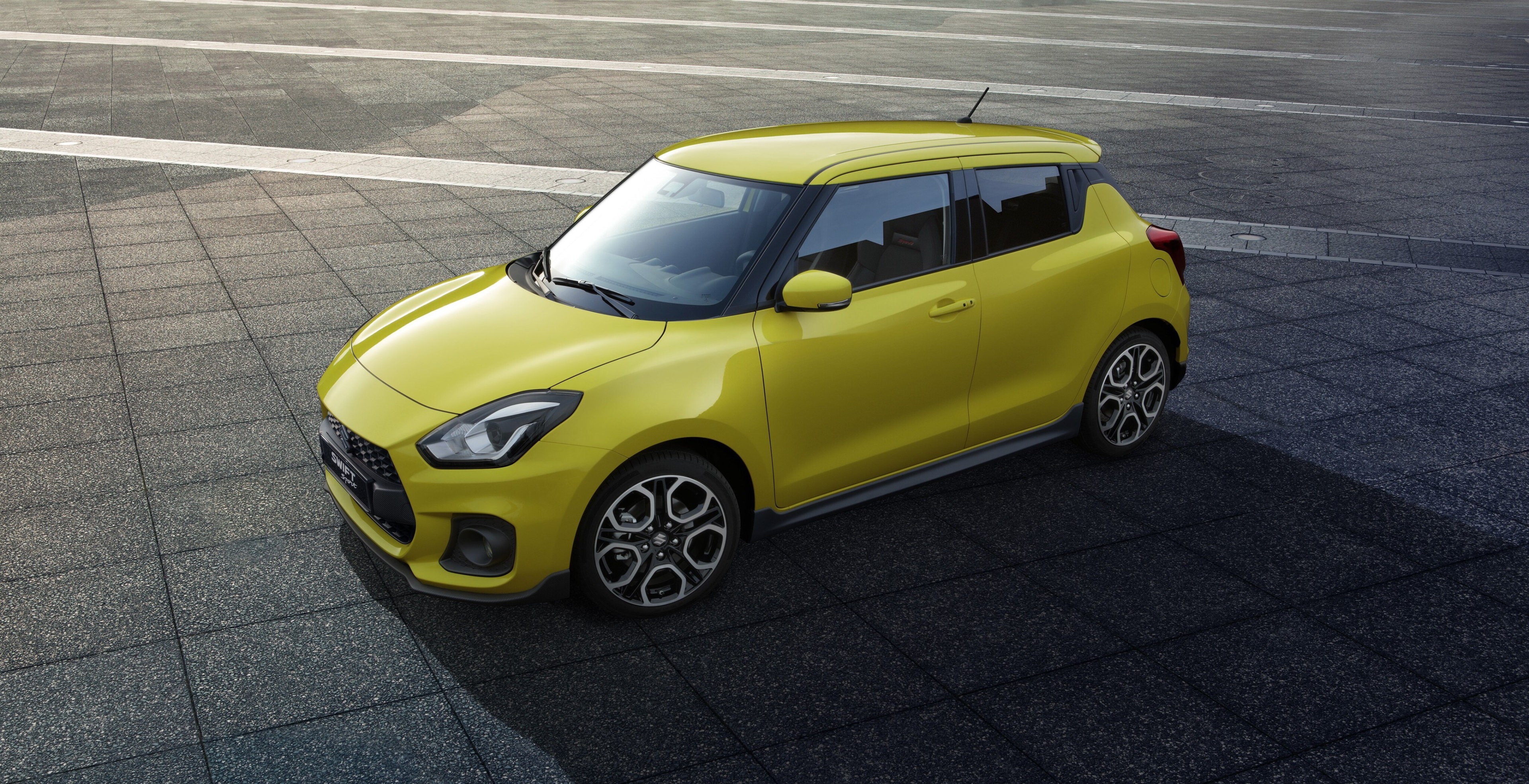 Yellow Suzuki Swift Sport 4K HD Wallpaper