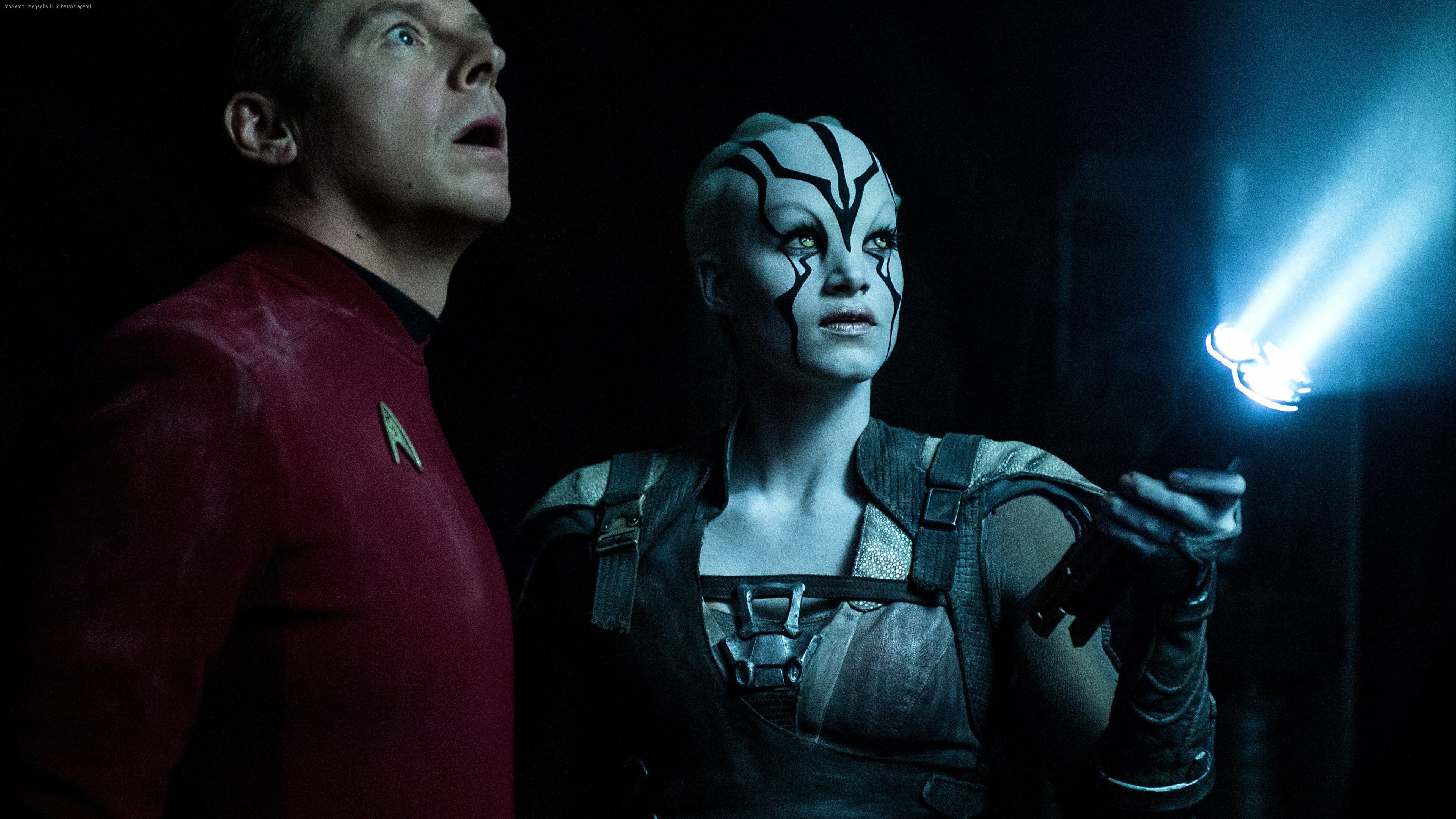 Jaylah and Scotty from Star Trek Beyond 4K HD Wallpaper