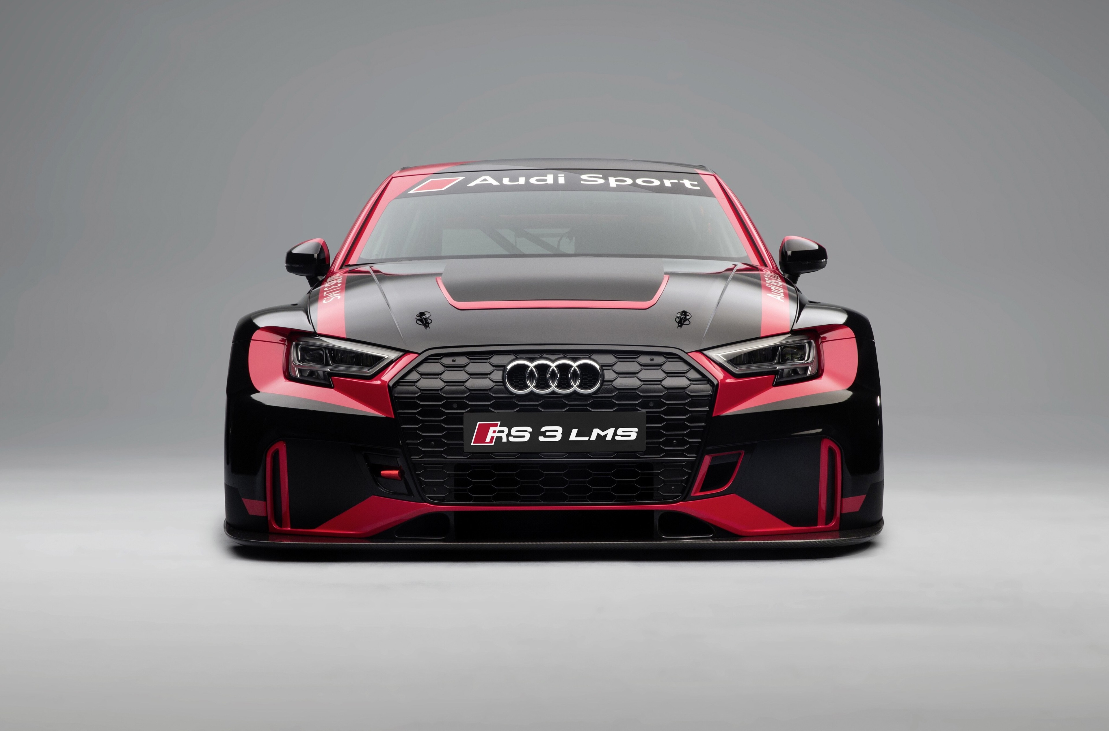Audi RS 3 LMS race car front view HD Wallpaper
