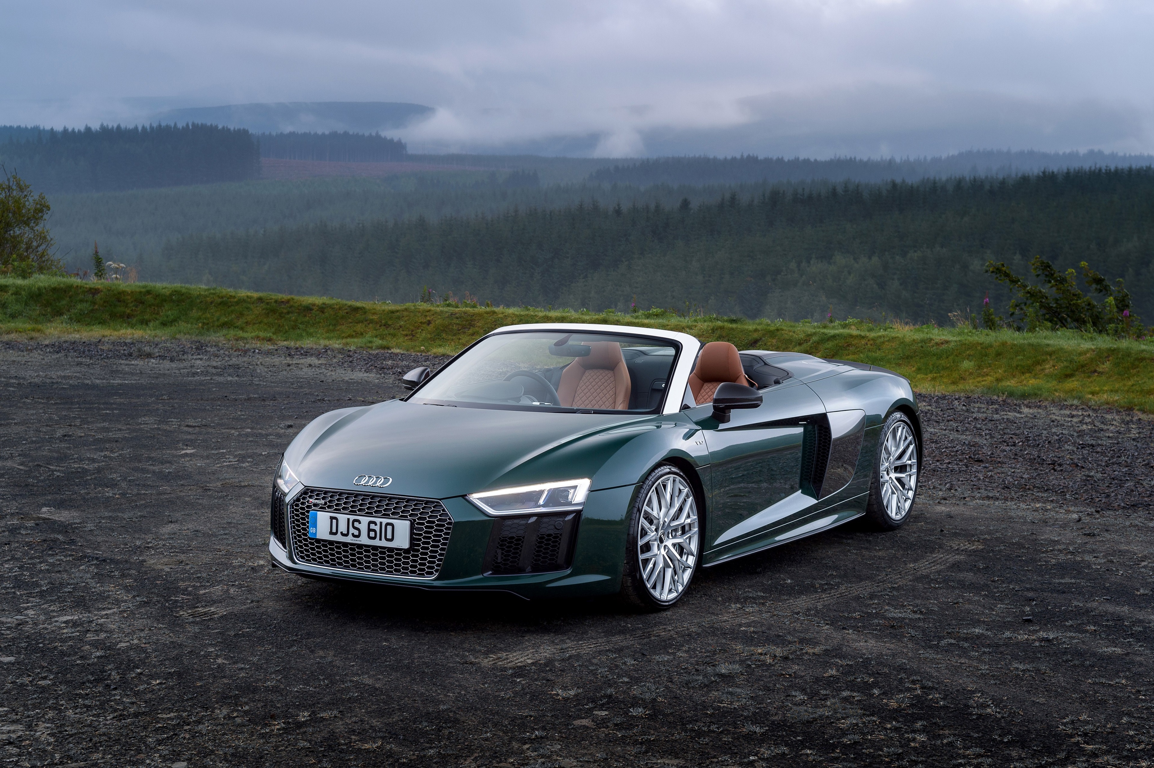 Audi R8 Spyder V10 Plus 4K HD Wallpaper