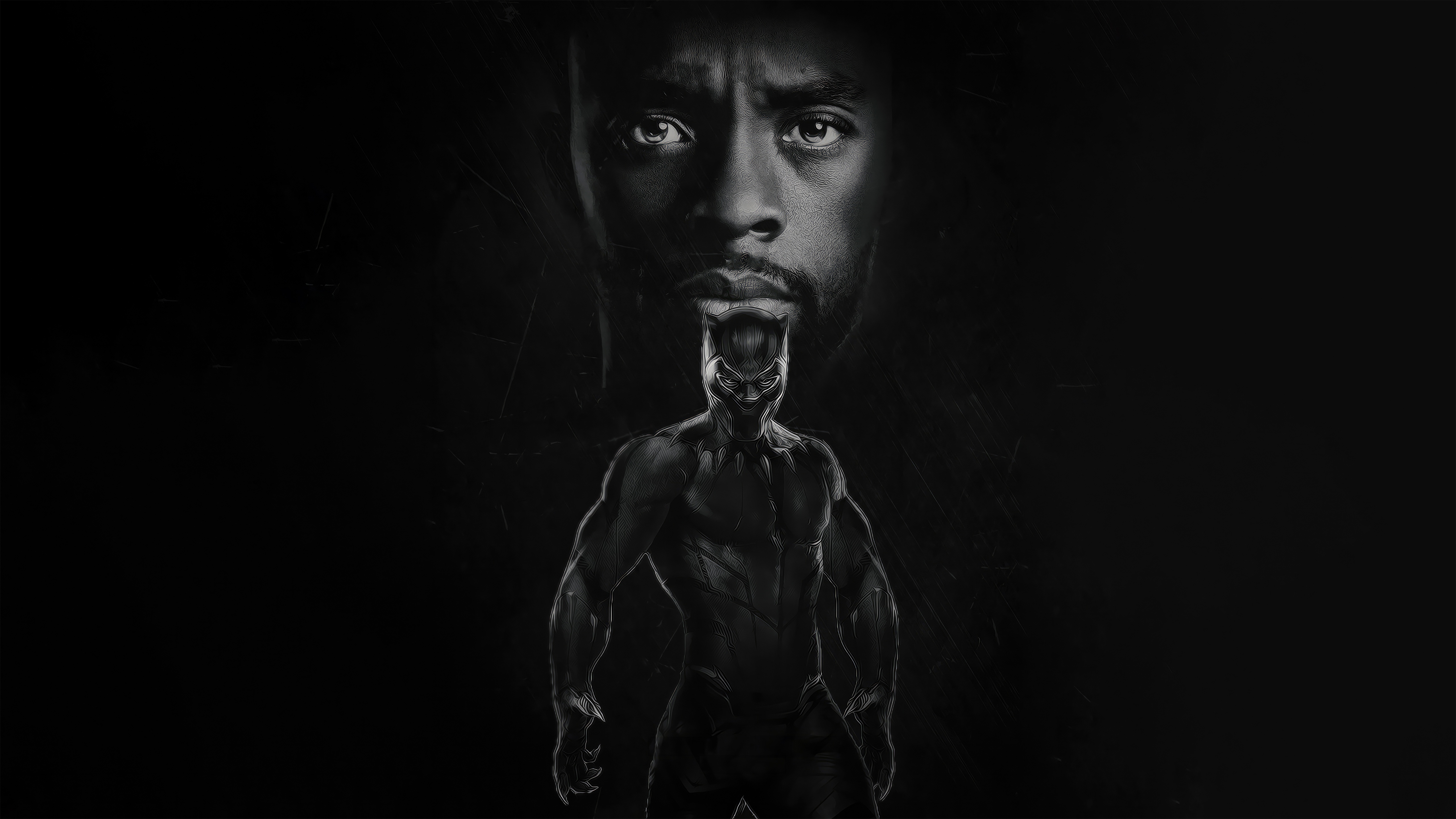 Chadwick Boseman Tribute Black Panther HD Wallpaper