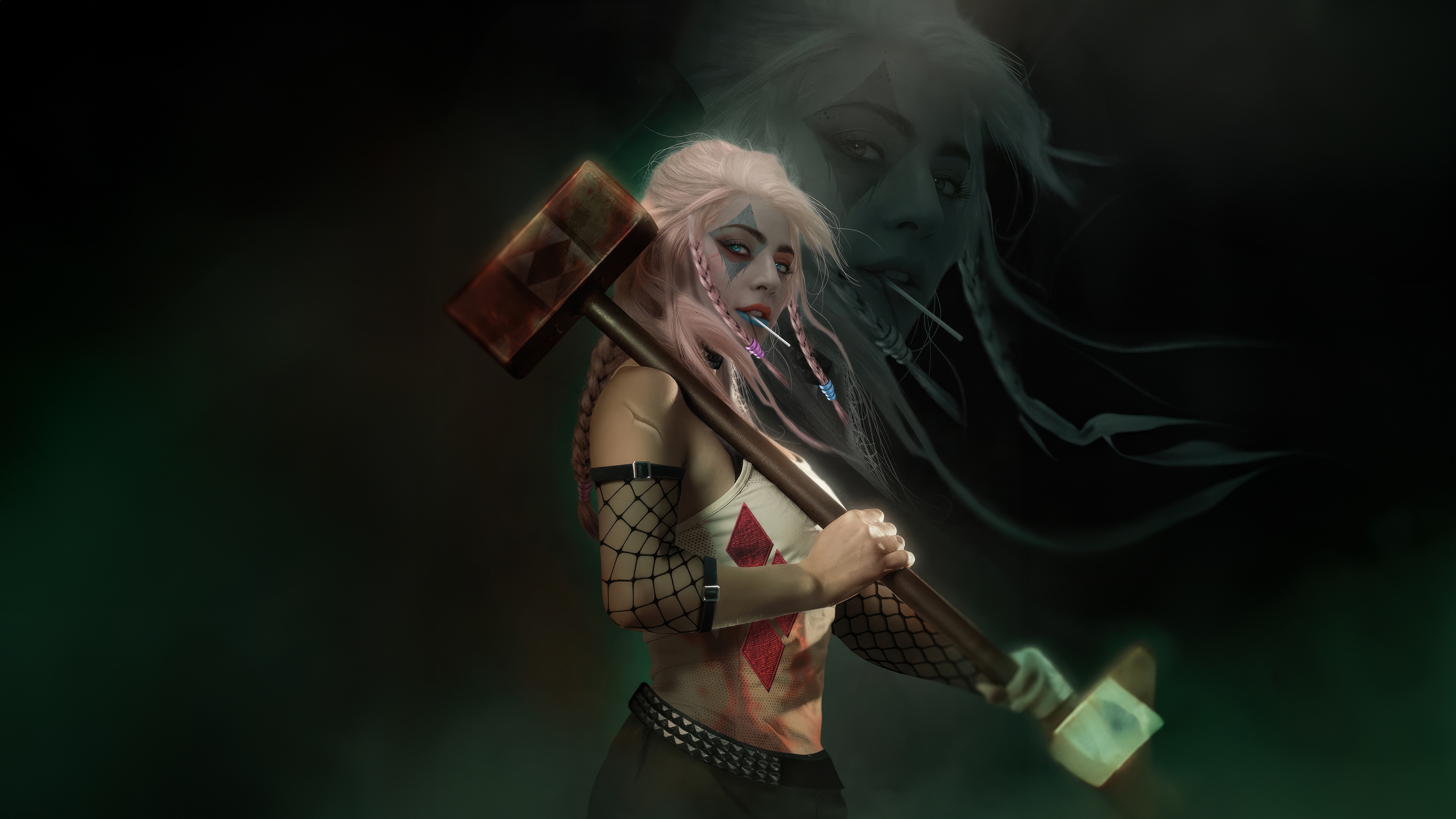 Harley Quinn with a Sledgehammer in Joker Folie A Deux HD Wallpaper