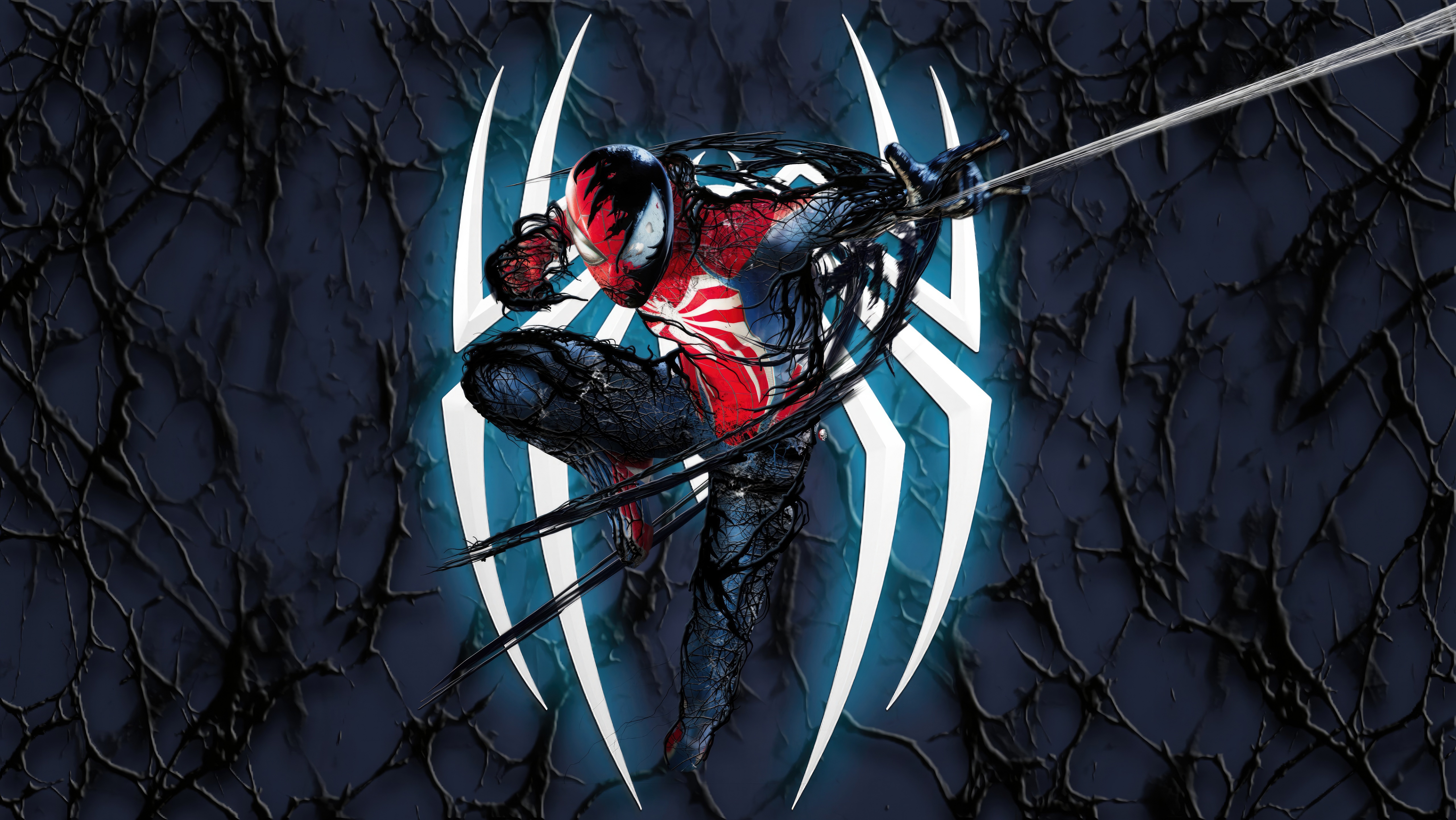 Spider-Man 2 Symbiote Suit HD Wallpaper