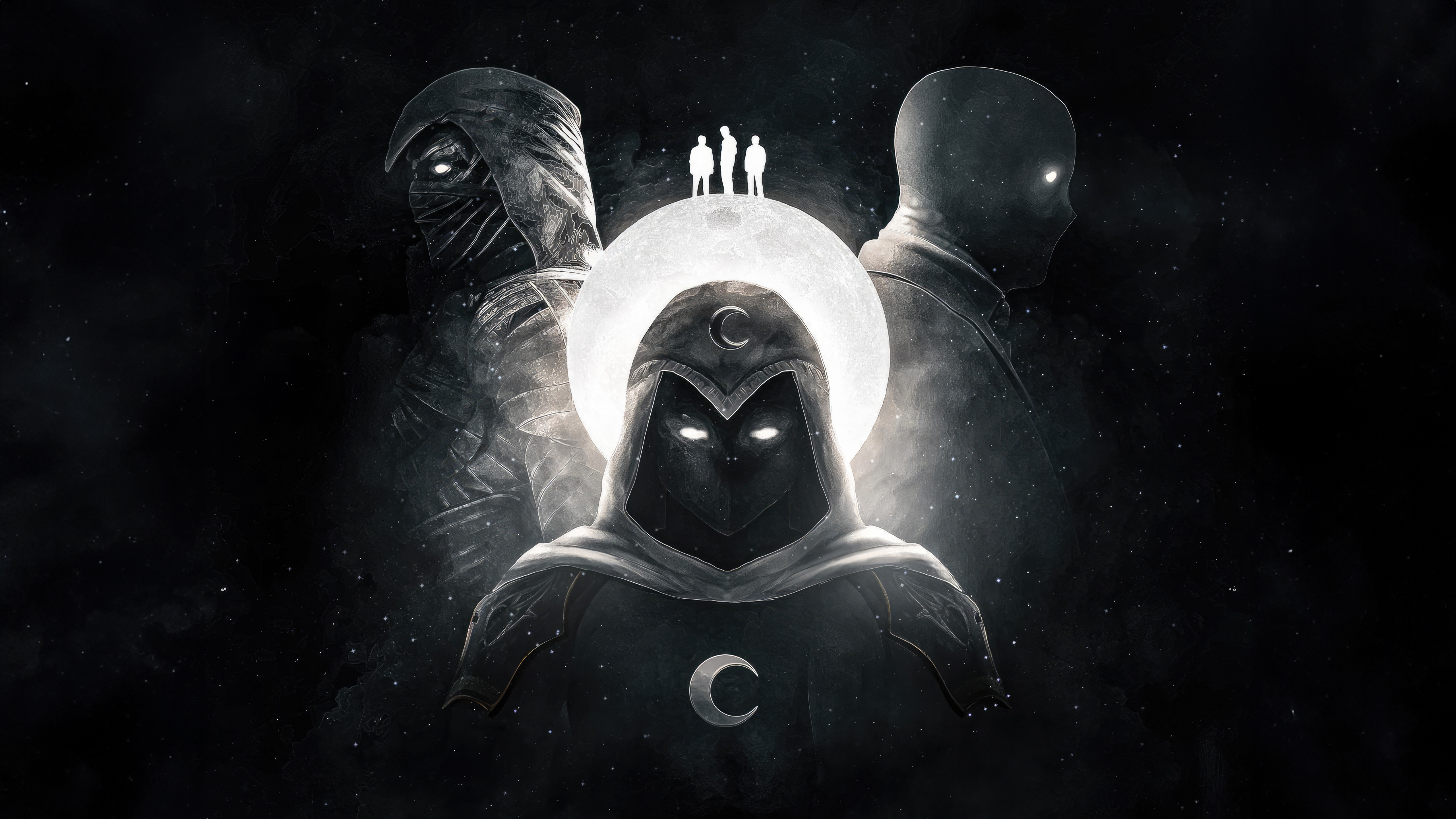Moon Knight and his alternate personalities HD Wallpaper