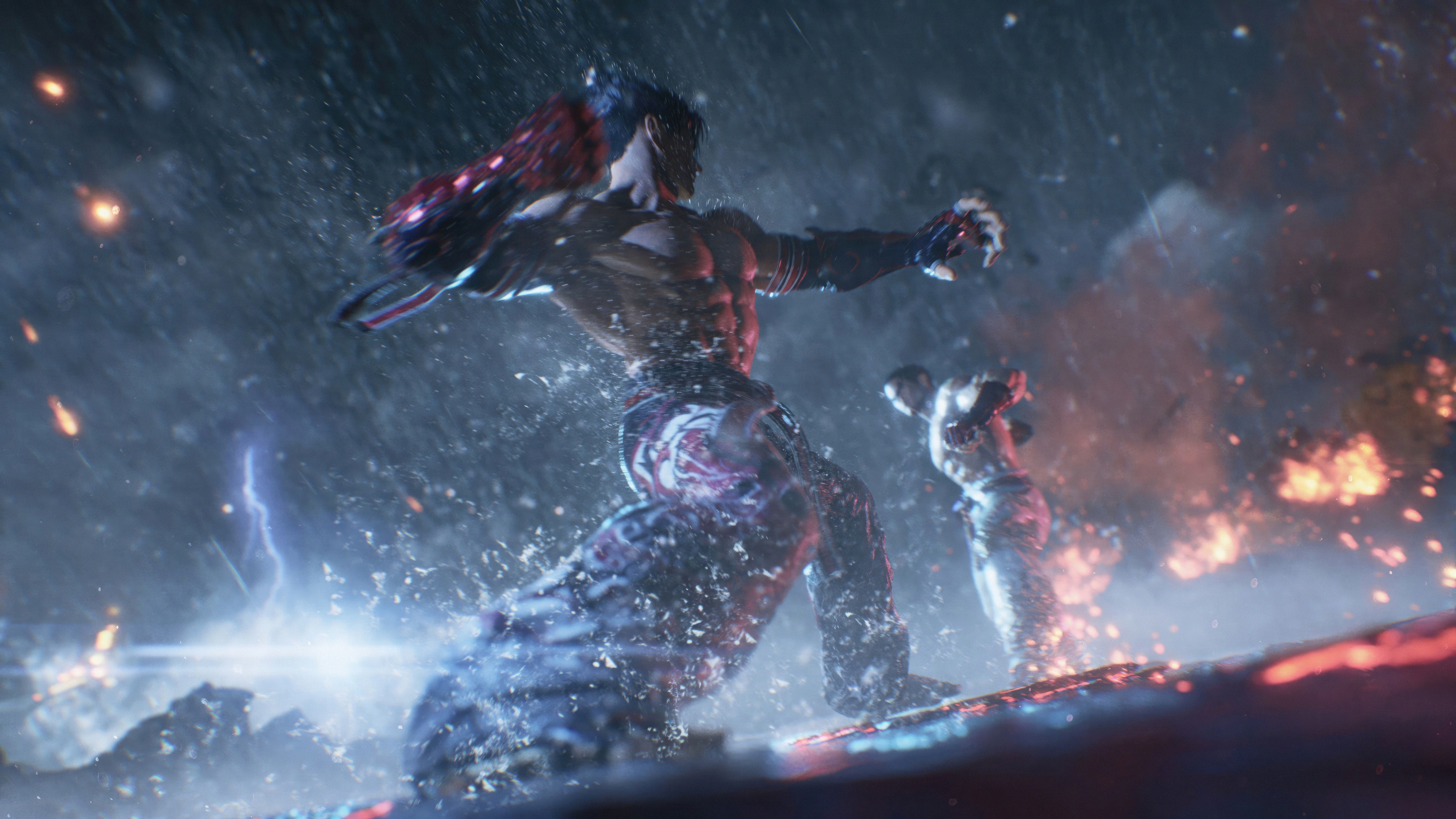 Tekken 8 Jin Kazama and Kazuya Mishima fight HD Wallpaper