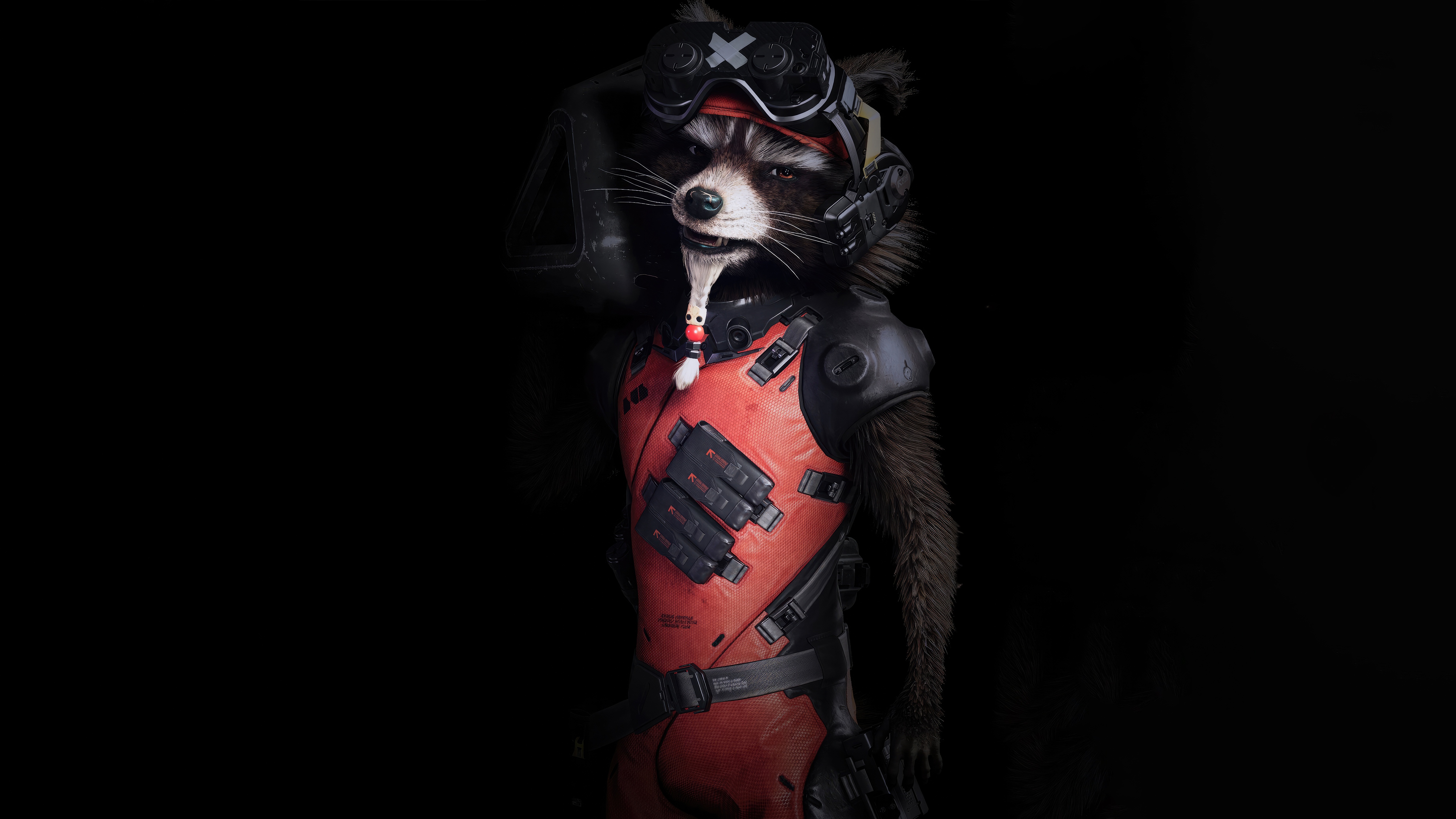 Rocket Raccoon from Guardians of the Galaxy HD Wallpaper