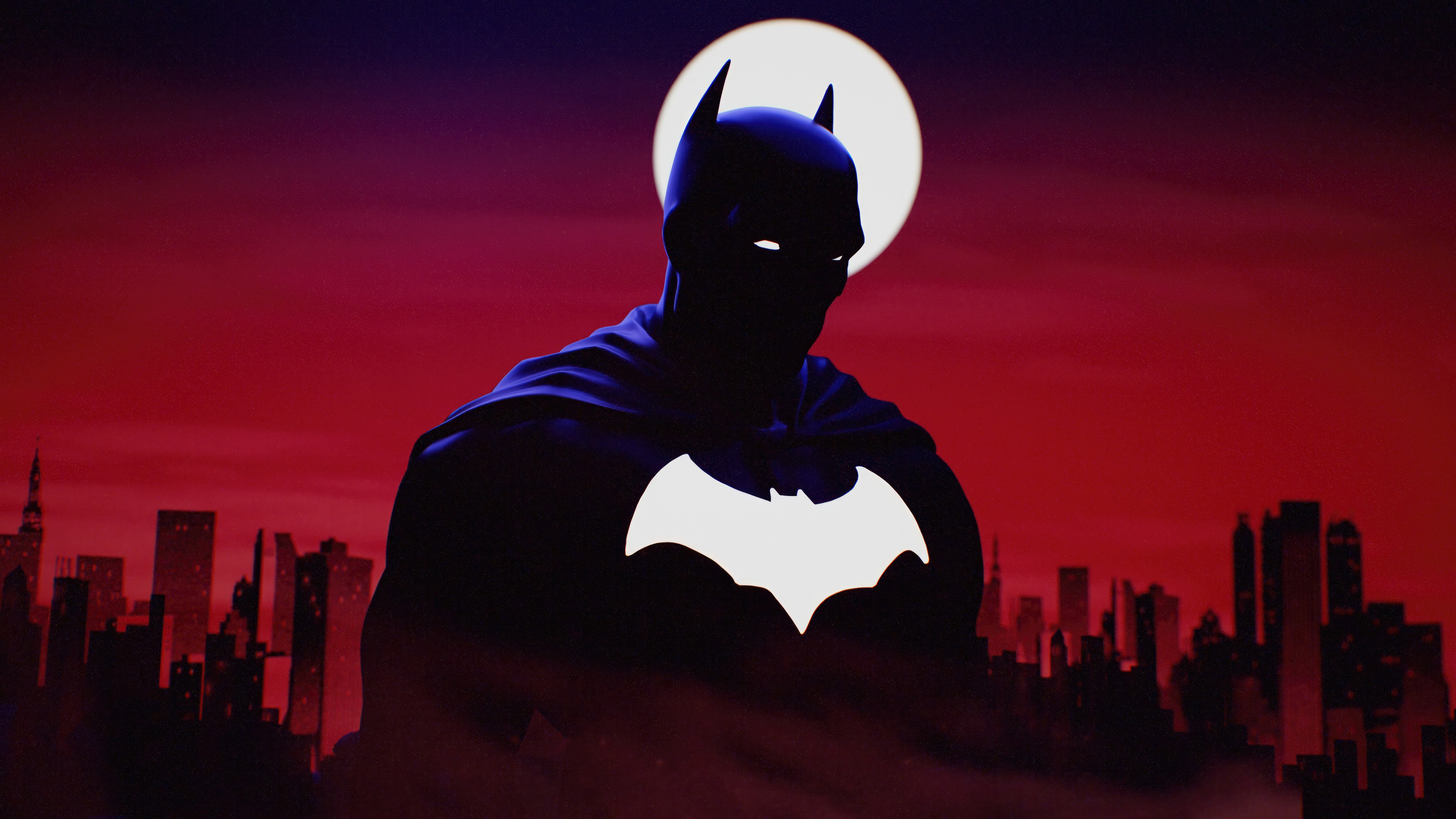 The Batman Minimal Art HD Wallpaper