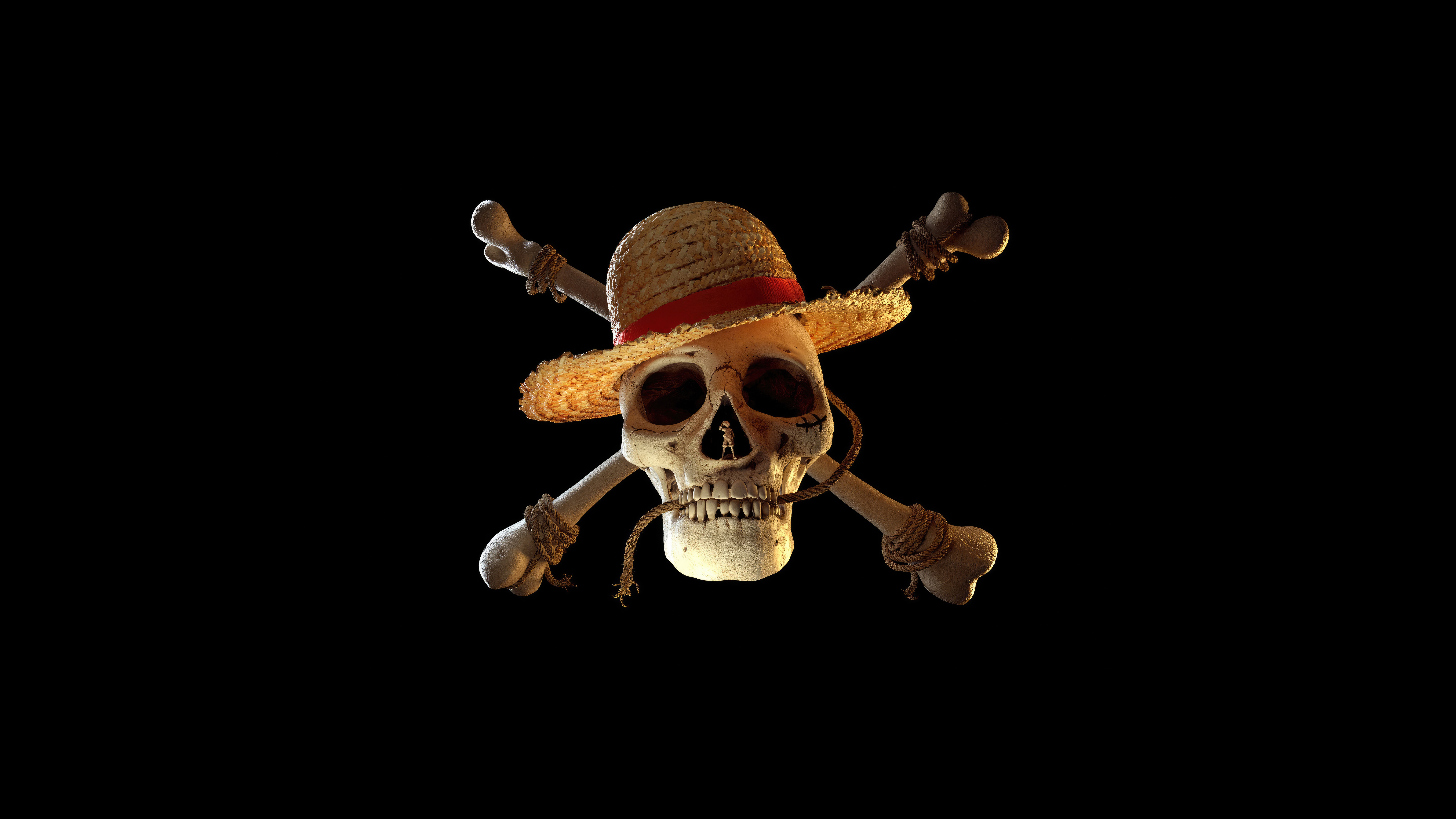 One Piece Straw Hat Pirates Jolly Roger HD Wallpaper