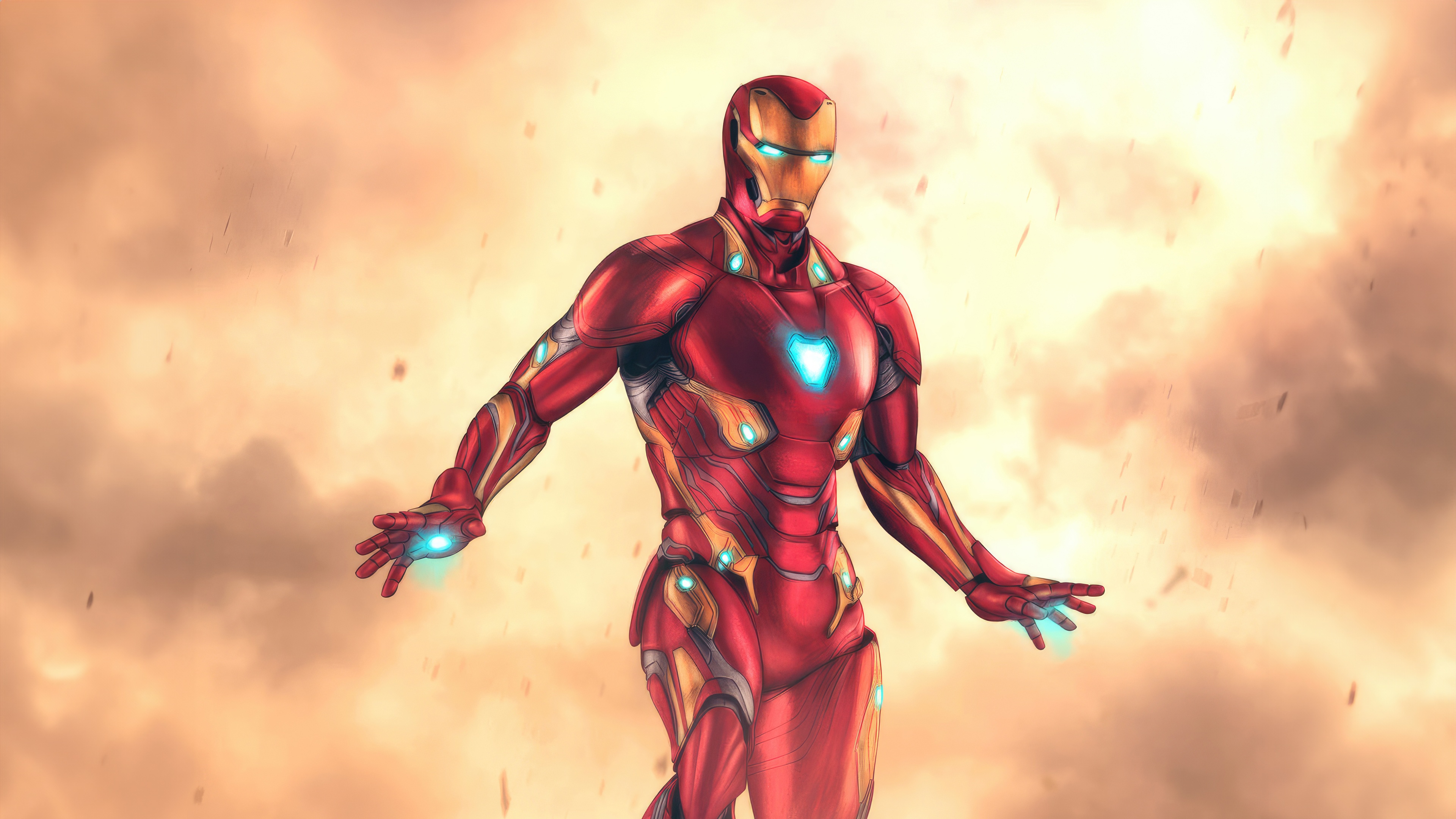 Iron Man in Bleeding Edge Armor HD Wallpaper