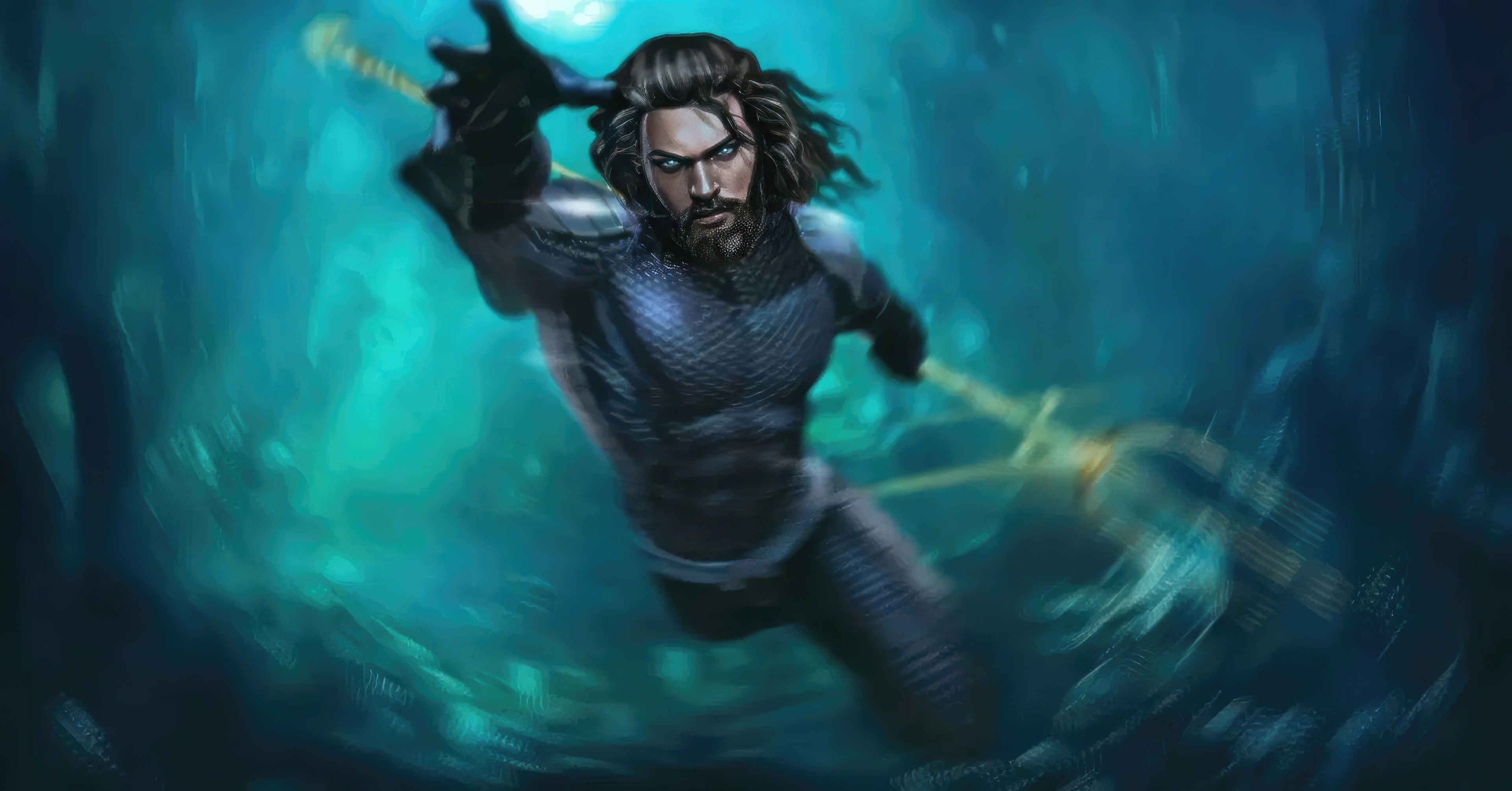 Aquaman Concept Art HD Wallpaper