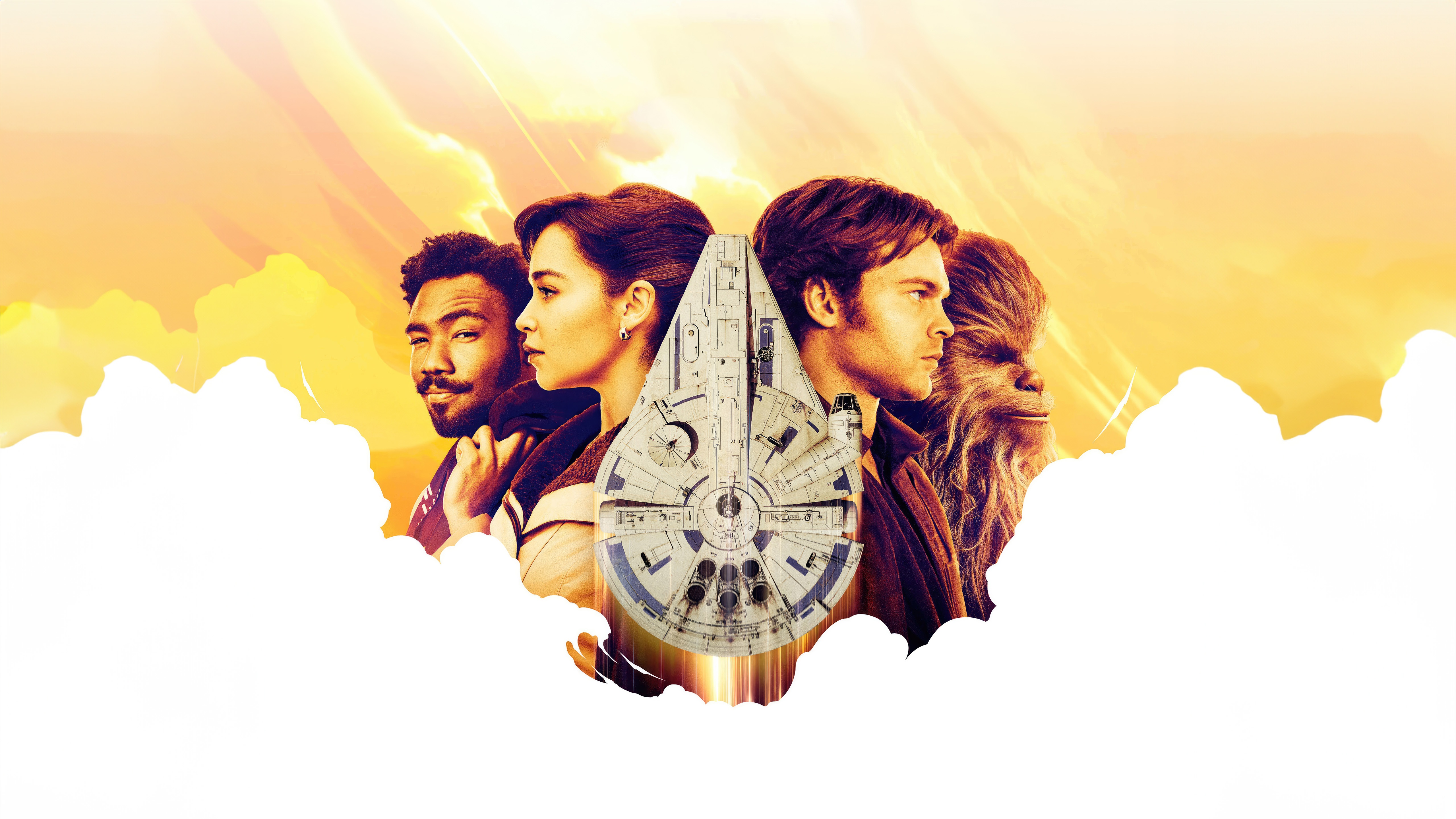 Solo A Star Wars Story Millennium Falcon HD Wallpaper